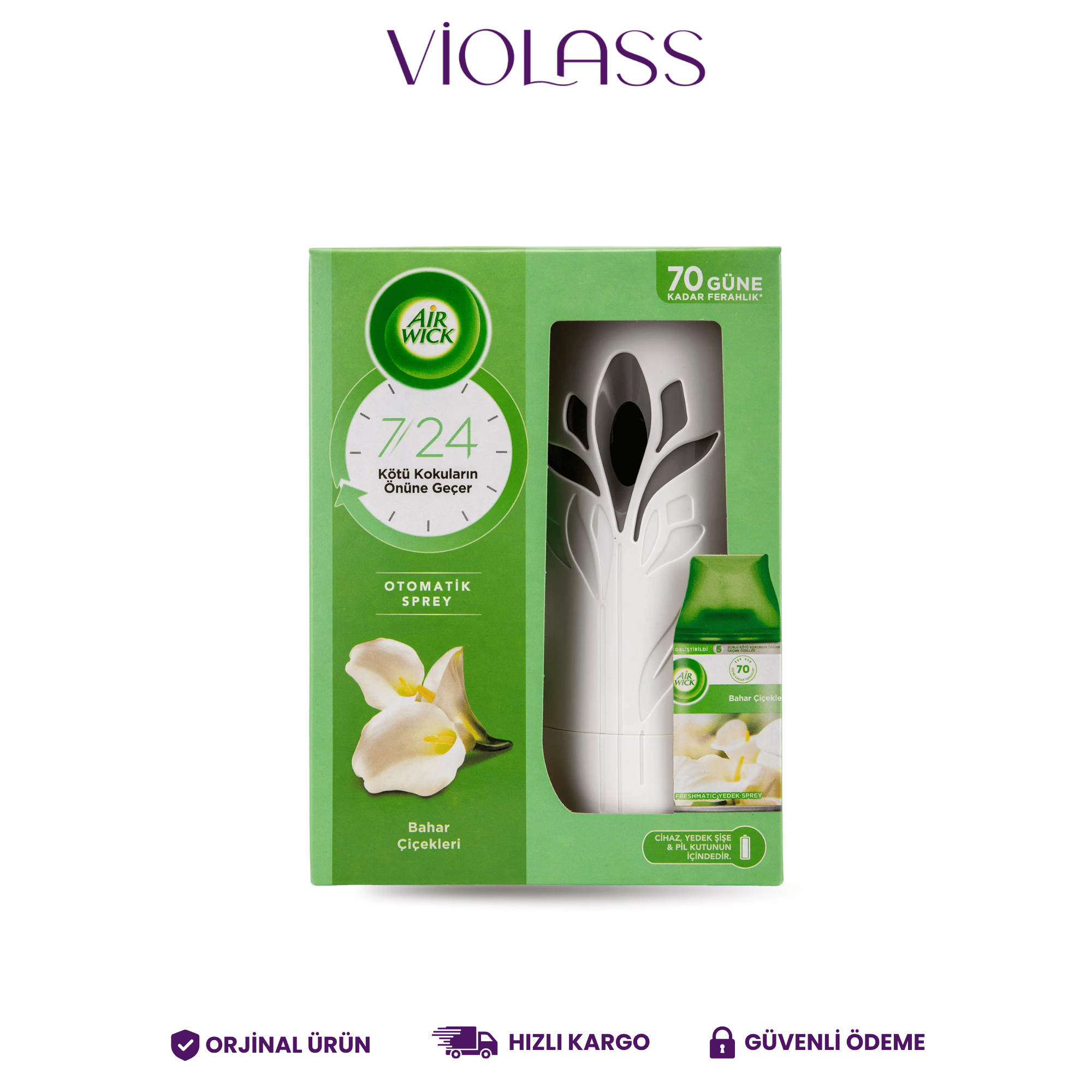 Air Wick Freshmatic Bahar Çiçekleri Makine + Yedek Set