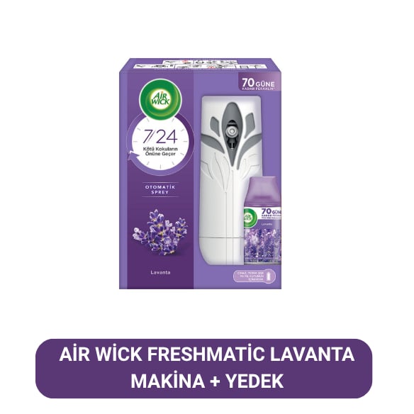 Air Wick Freshmatic Lavanta Makine + Yedek Set