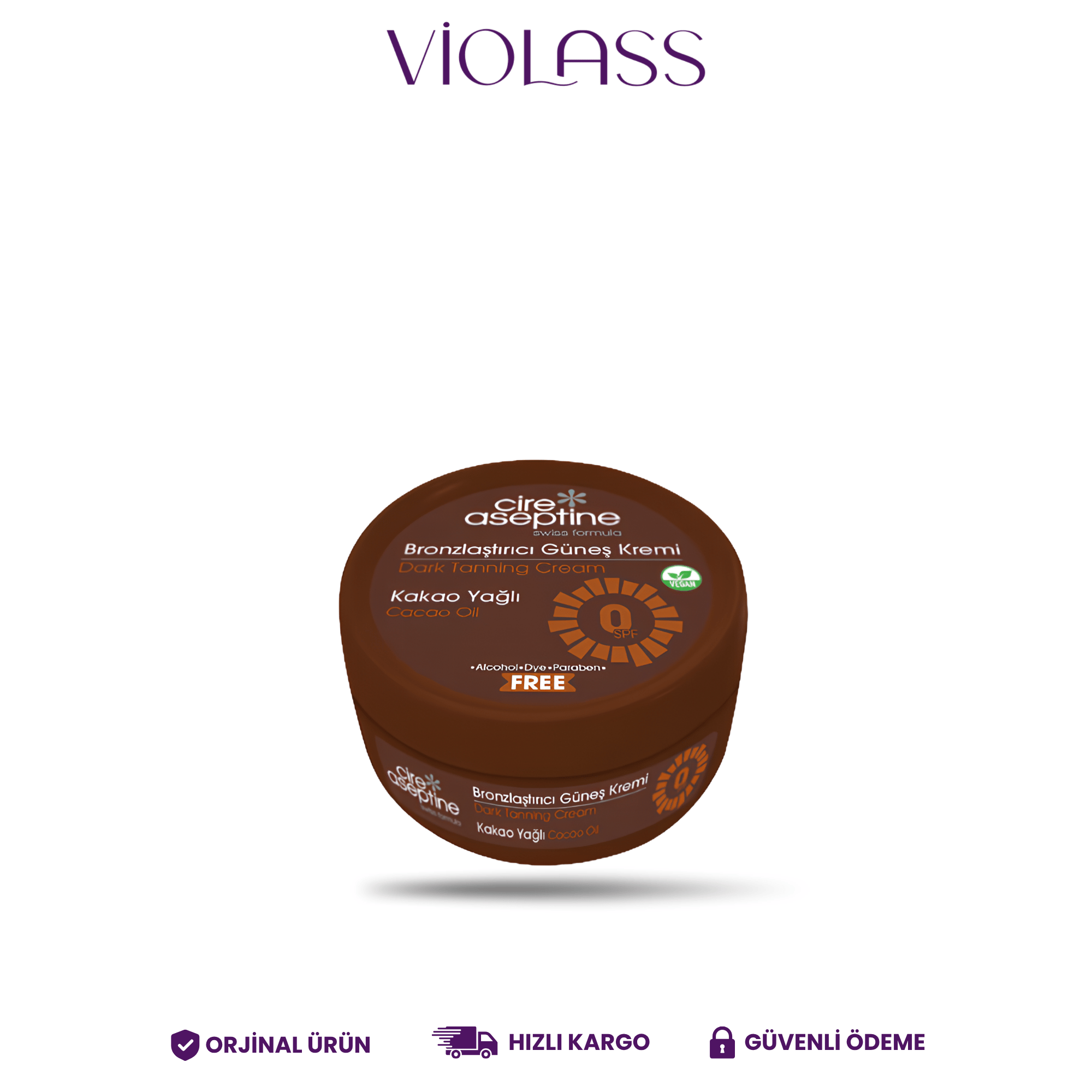 Cire Aseptine Bronzlaştırıcı Kakao Yağı 100 ml