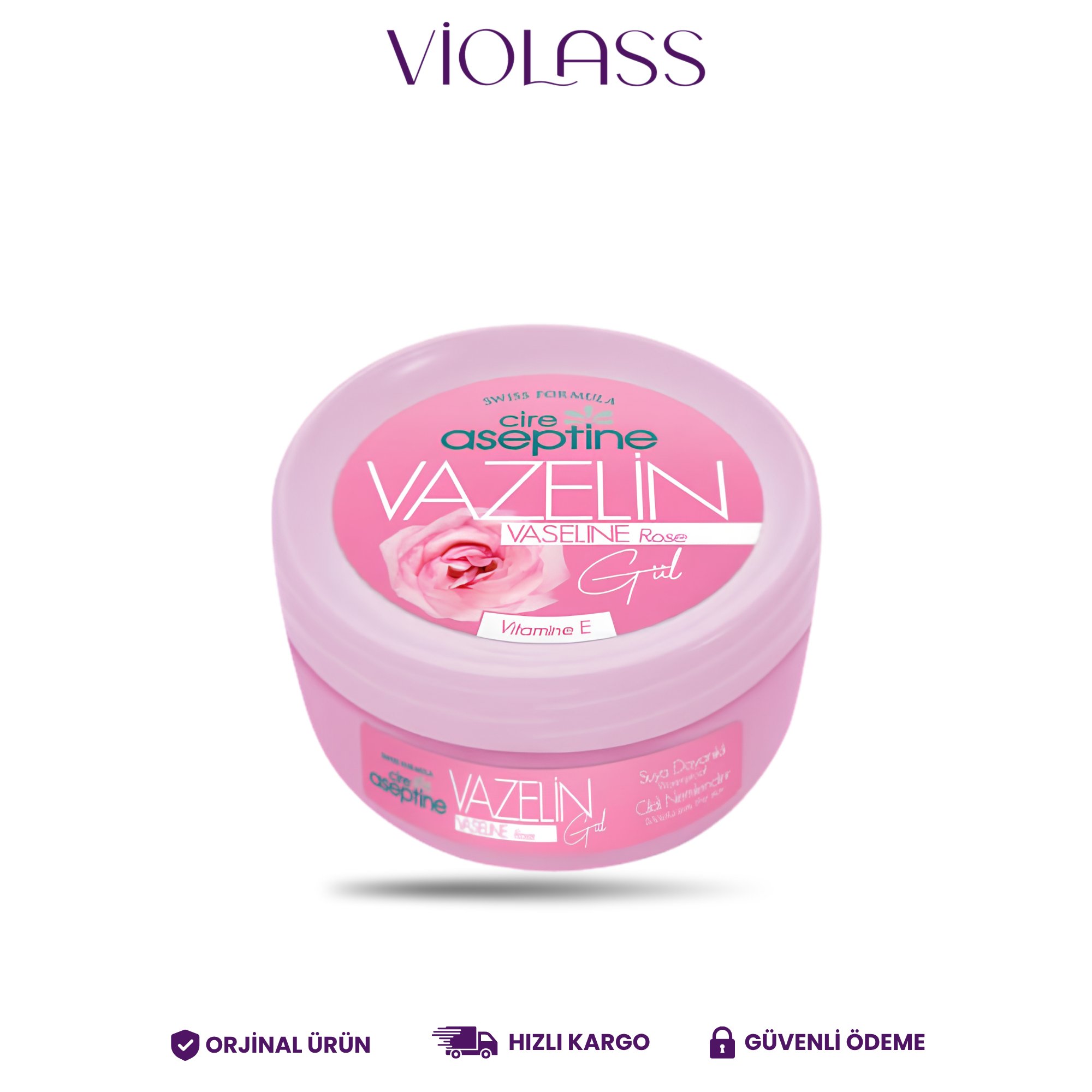 Cire Aseptine Vazelin Gül 150 ml