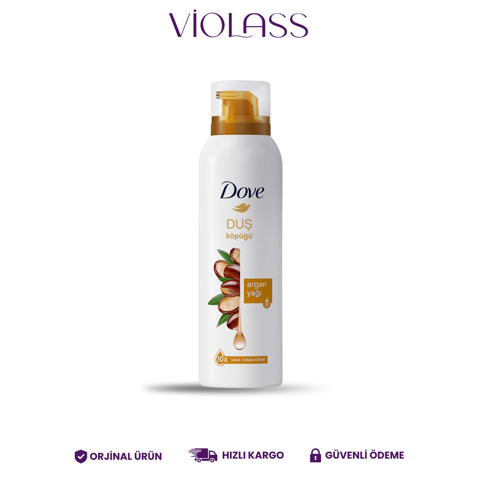 Dove Argan Yağı Köpük Duş Jeli 200 ml