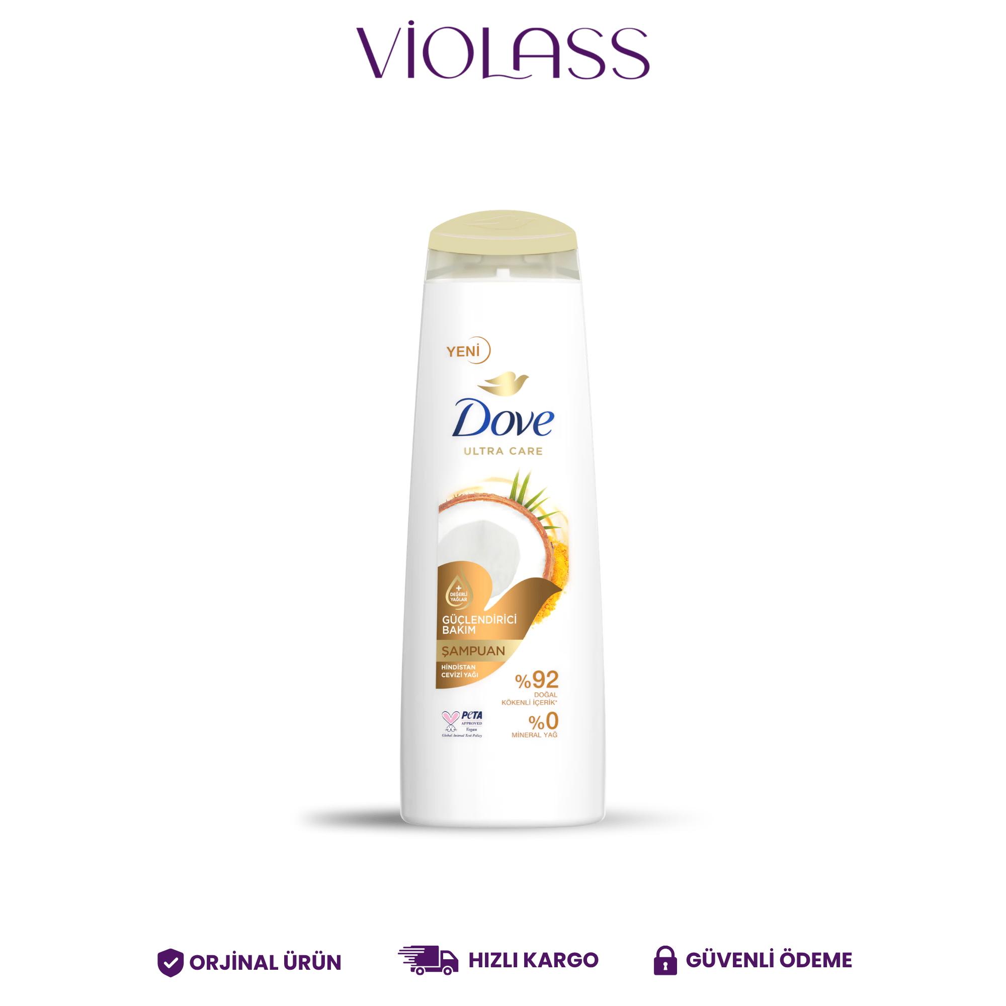 Dove Güçlendirici Bakım Saç Bakım Şampanı 400 ml