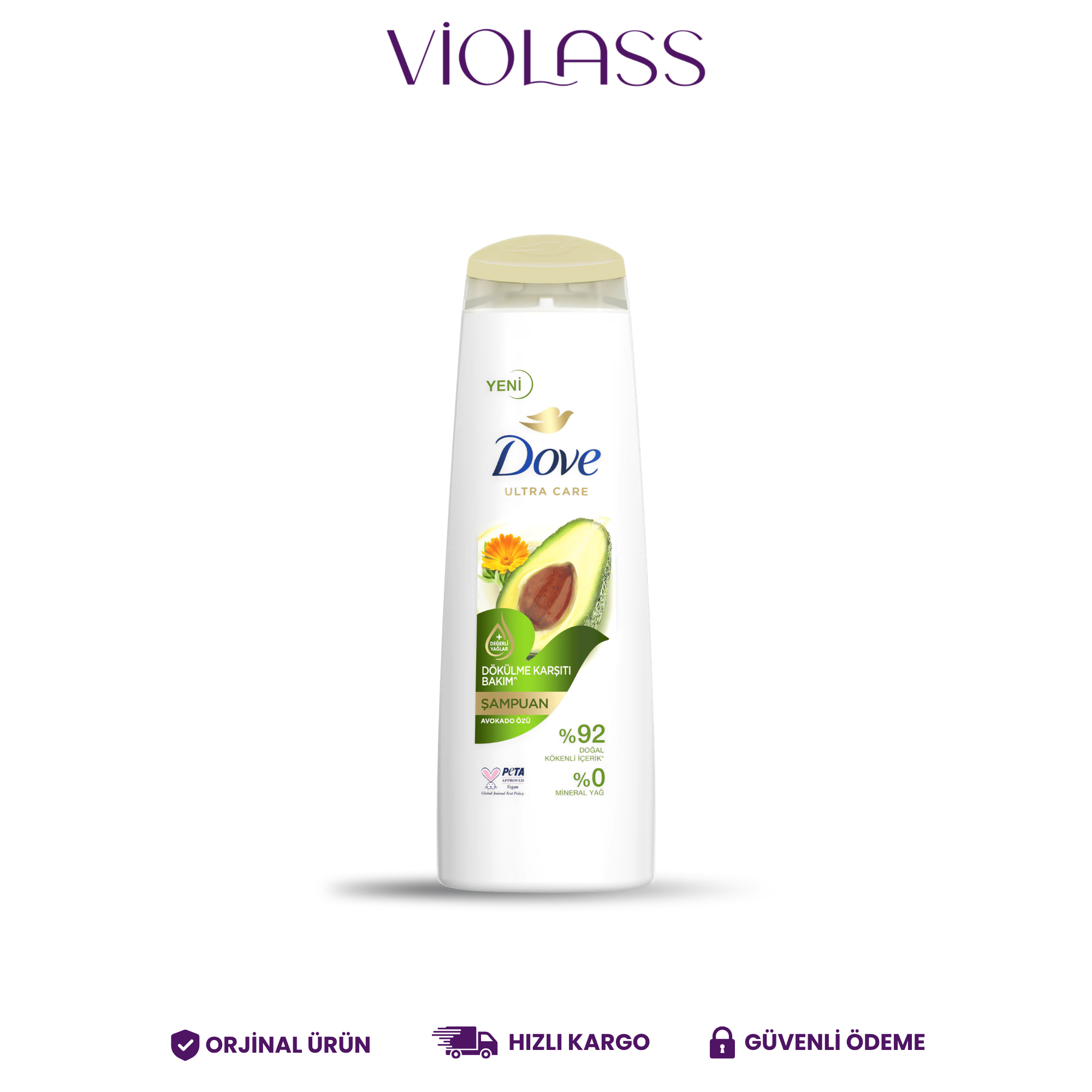 Dove Saç Dökülmesine Karşı Etkili Saç Bakım Şampuanı 400 ml