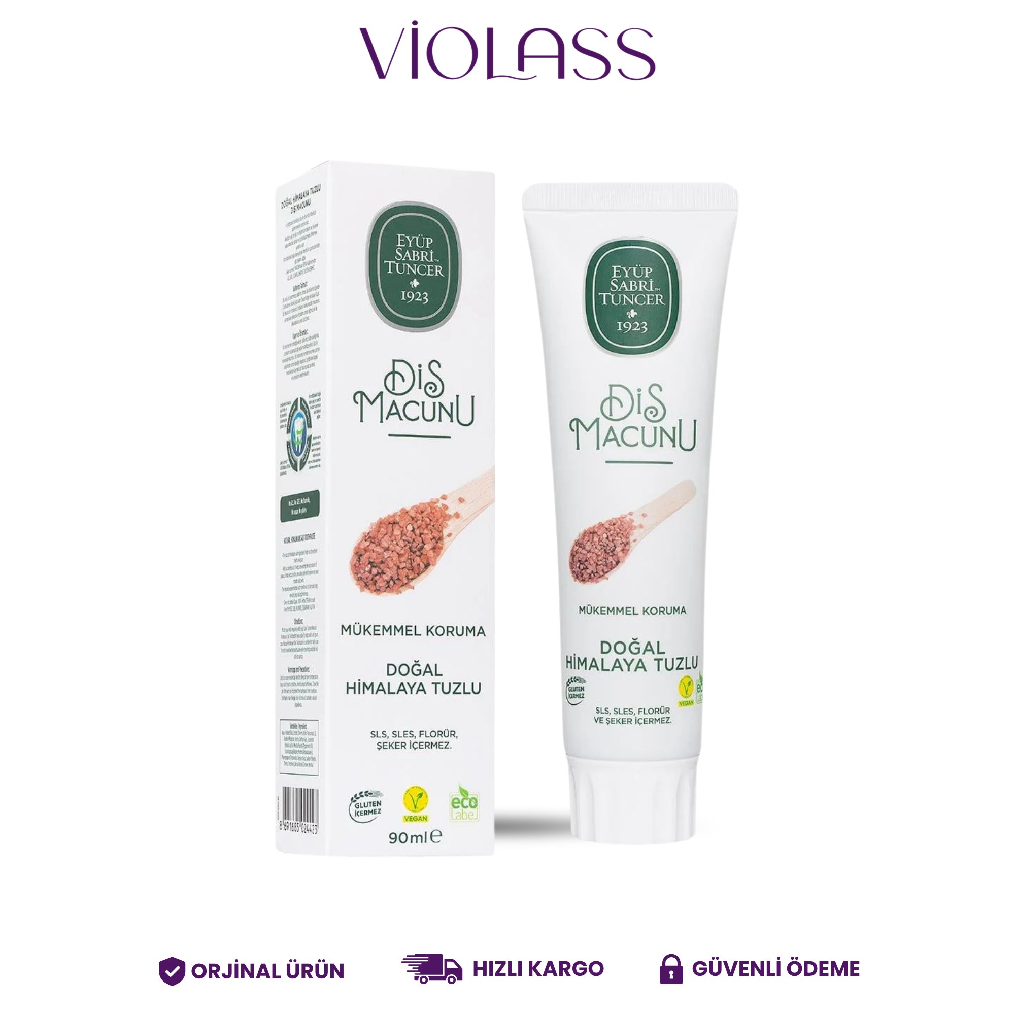 Eyüp Sabri Diş Macunu Doğal Himalaya Tuzu 90 ML
