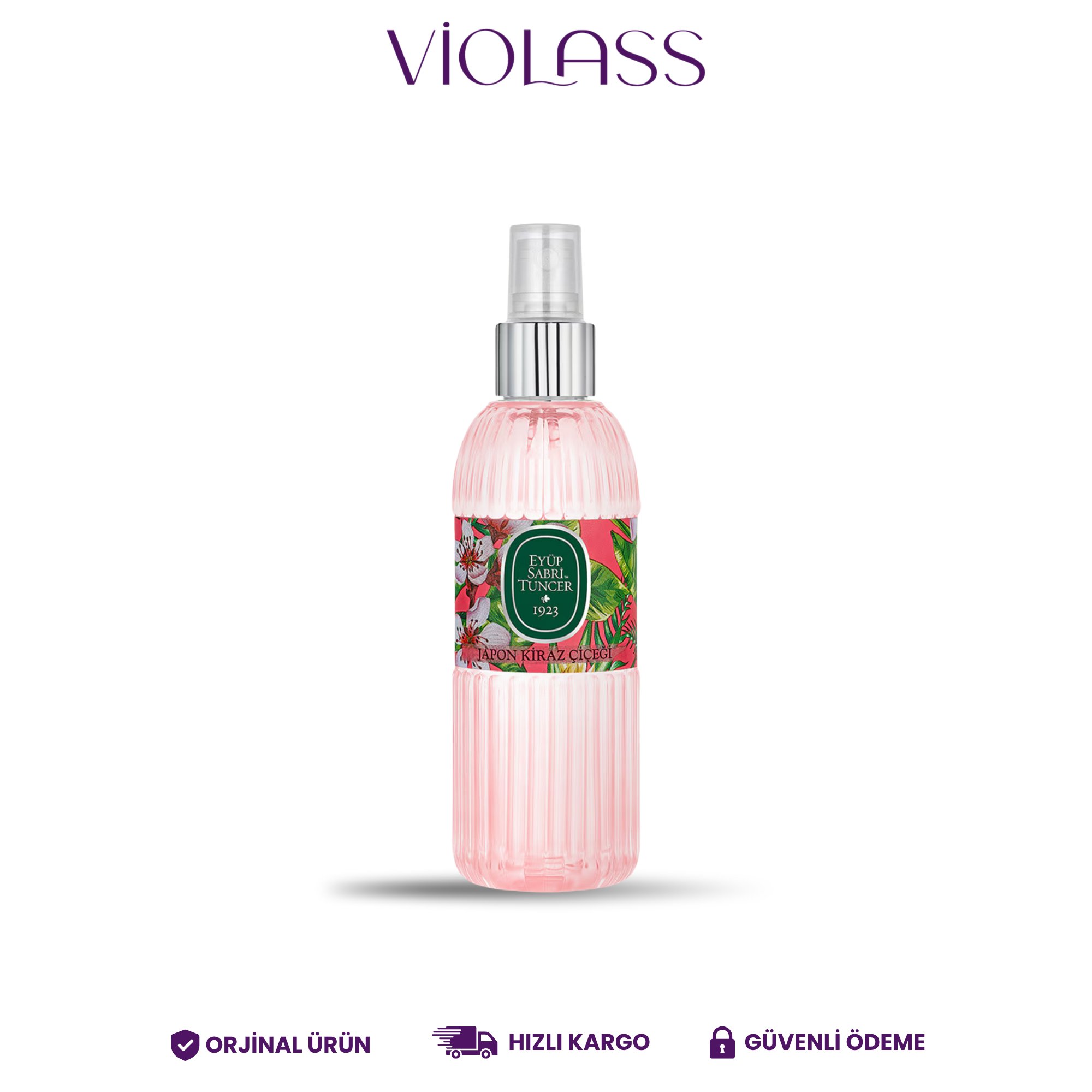 Eyüp Sabri Tuncer Japon Kiraz Çiçeği Kolonyası Silindir Pet Şişe Sprey 150 ML