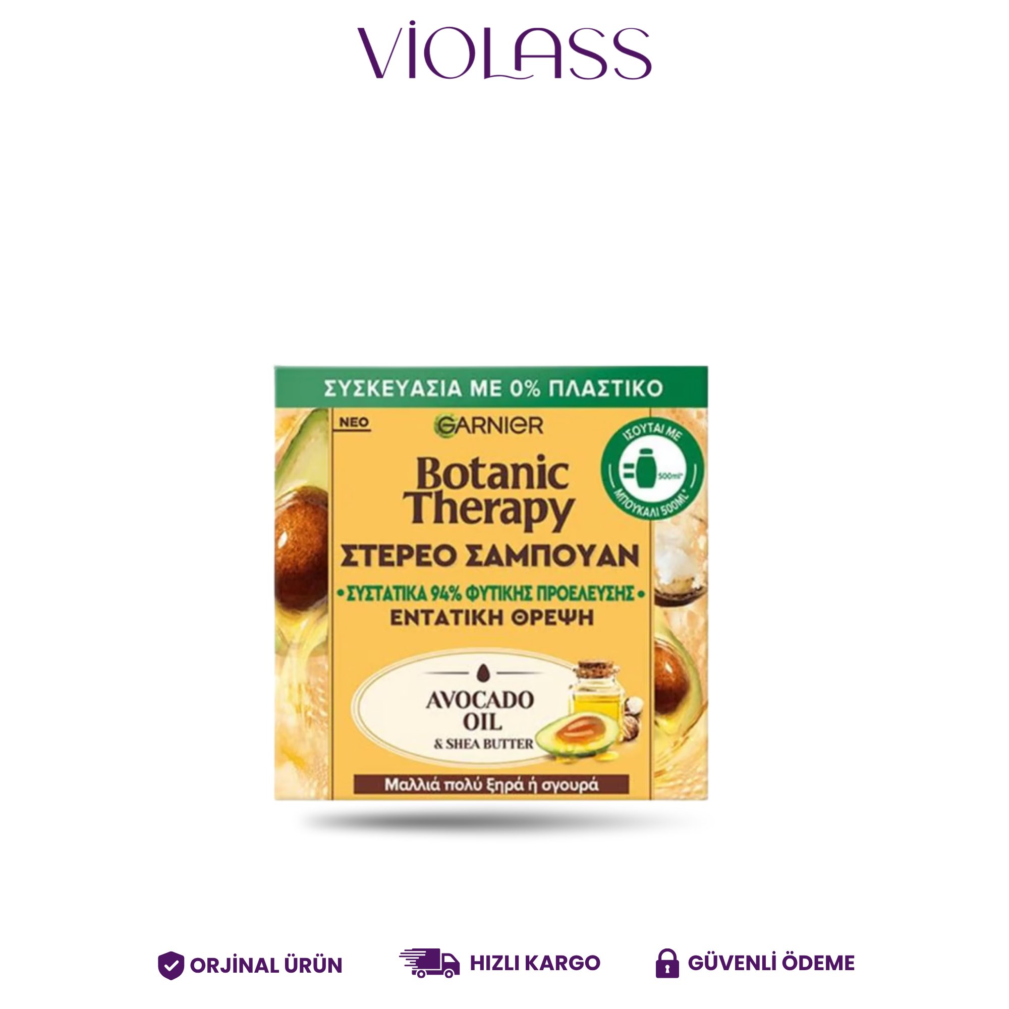 Garnier Botanic Avakado Yağlı Şampuan Sabun 60g