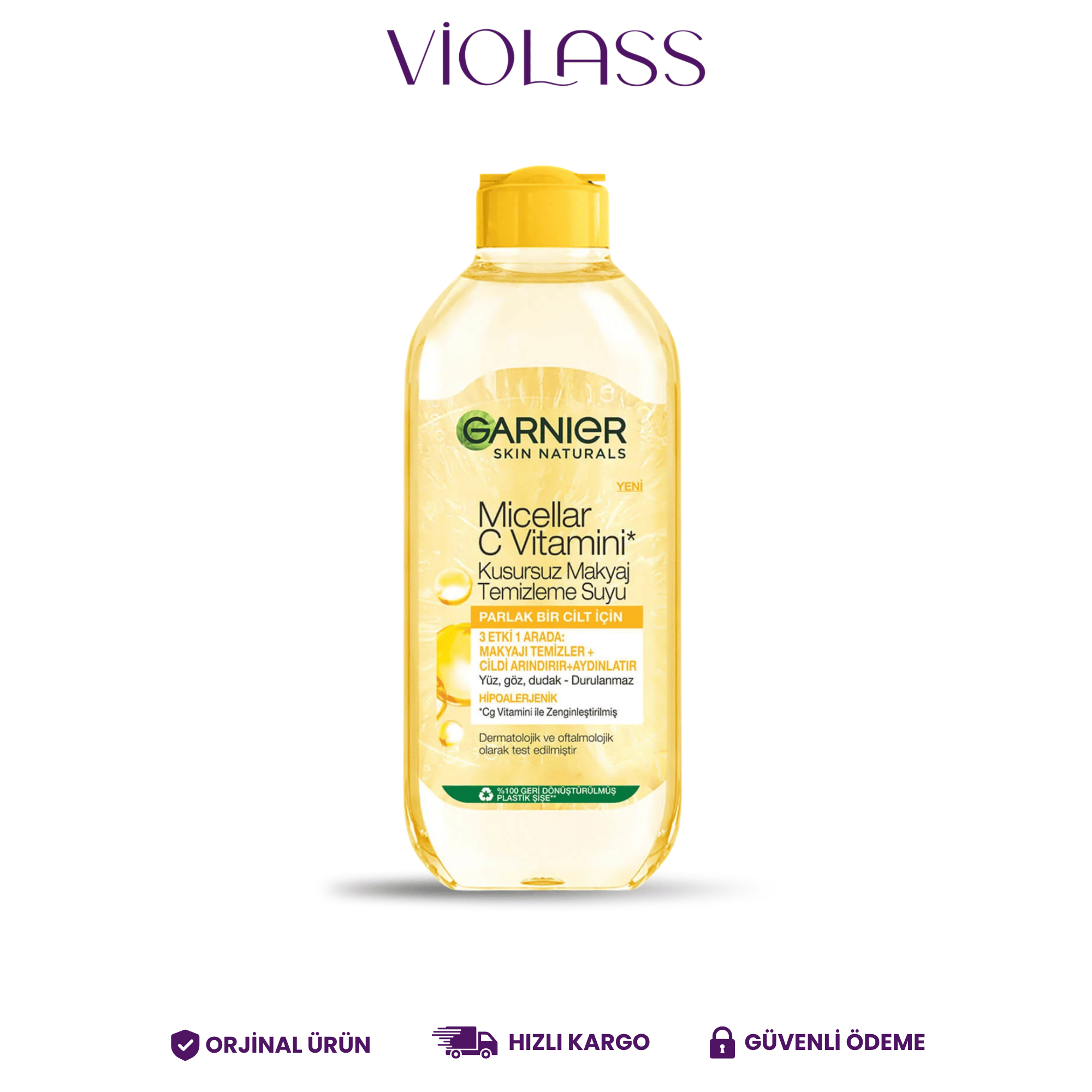 Garnier Micellar C Vitamini Kusursuz Makyaj Temizleme Suyu 400 ml