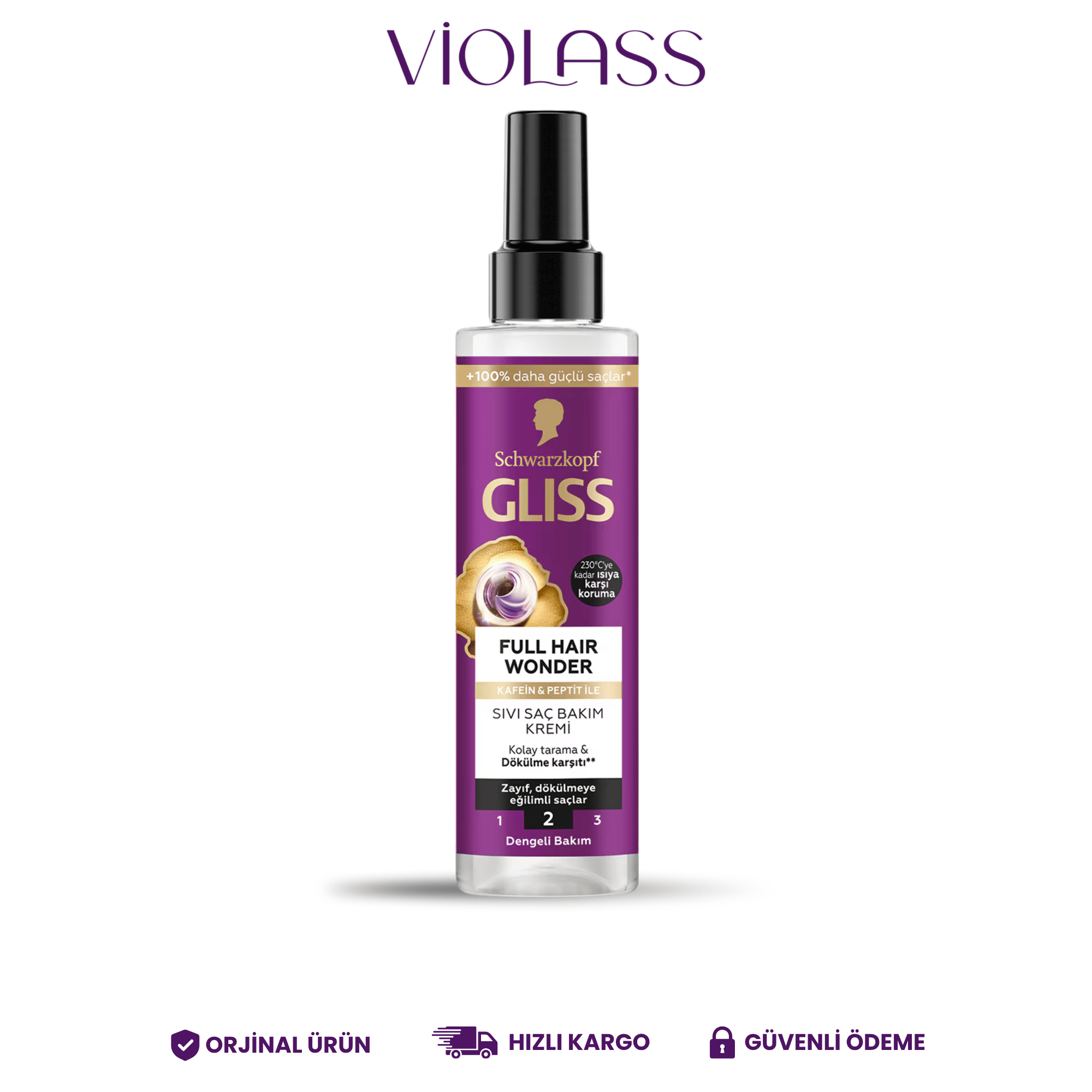 Gliss Full Hair Wonder Sıvı Saç Kremi 200 ml