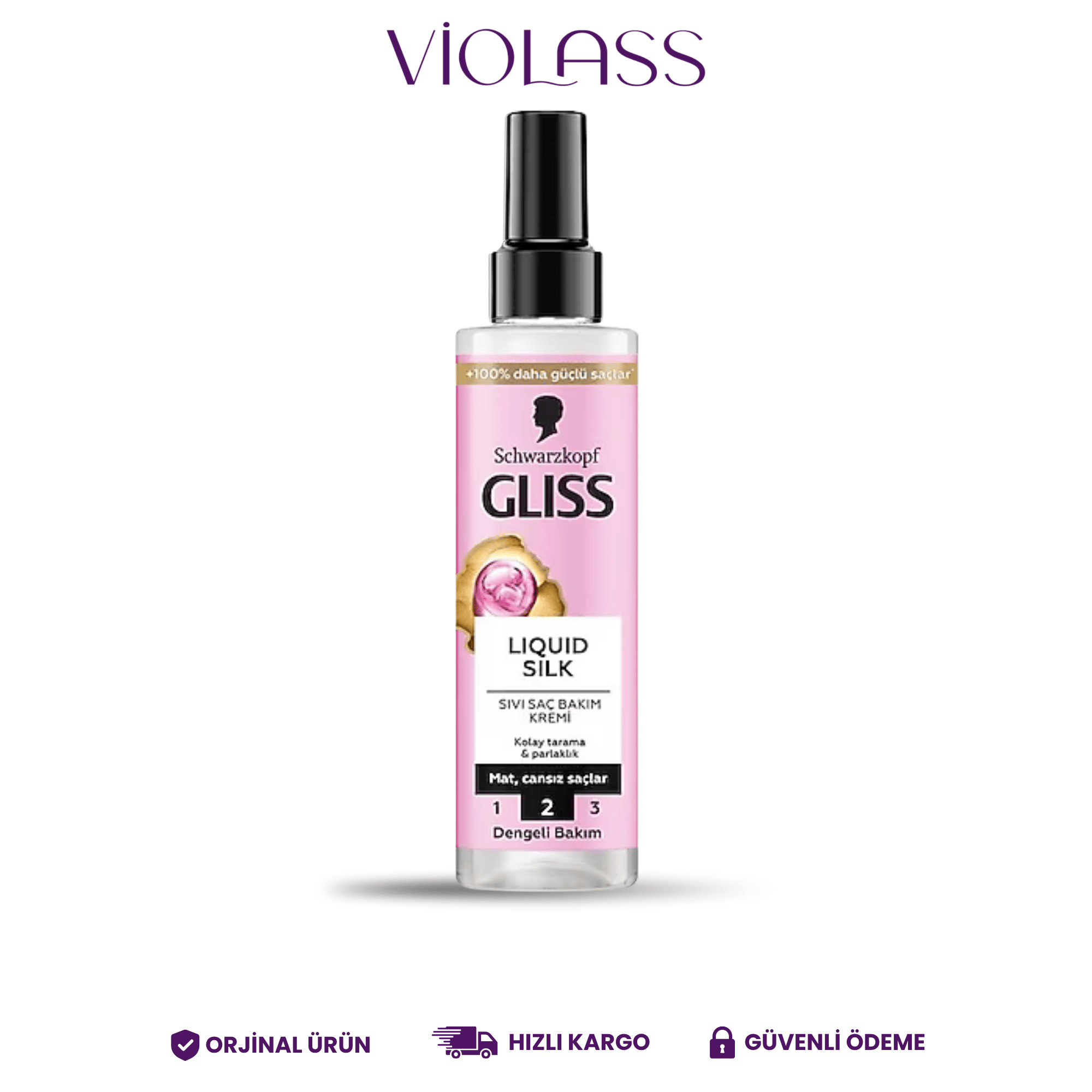 Gliss Liquid Silk Sıvı Saç Kremi 200 ml