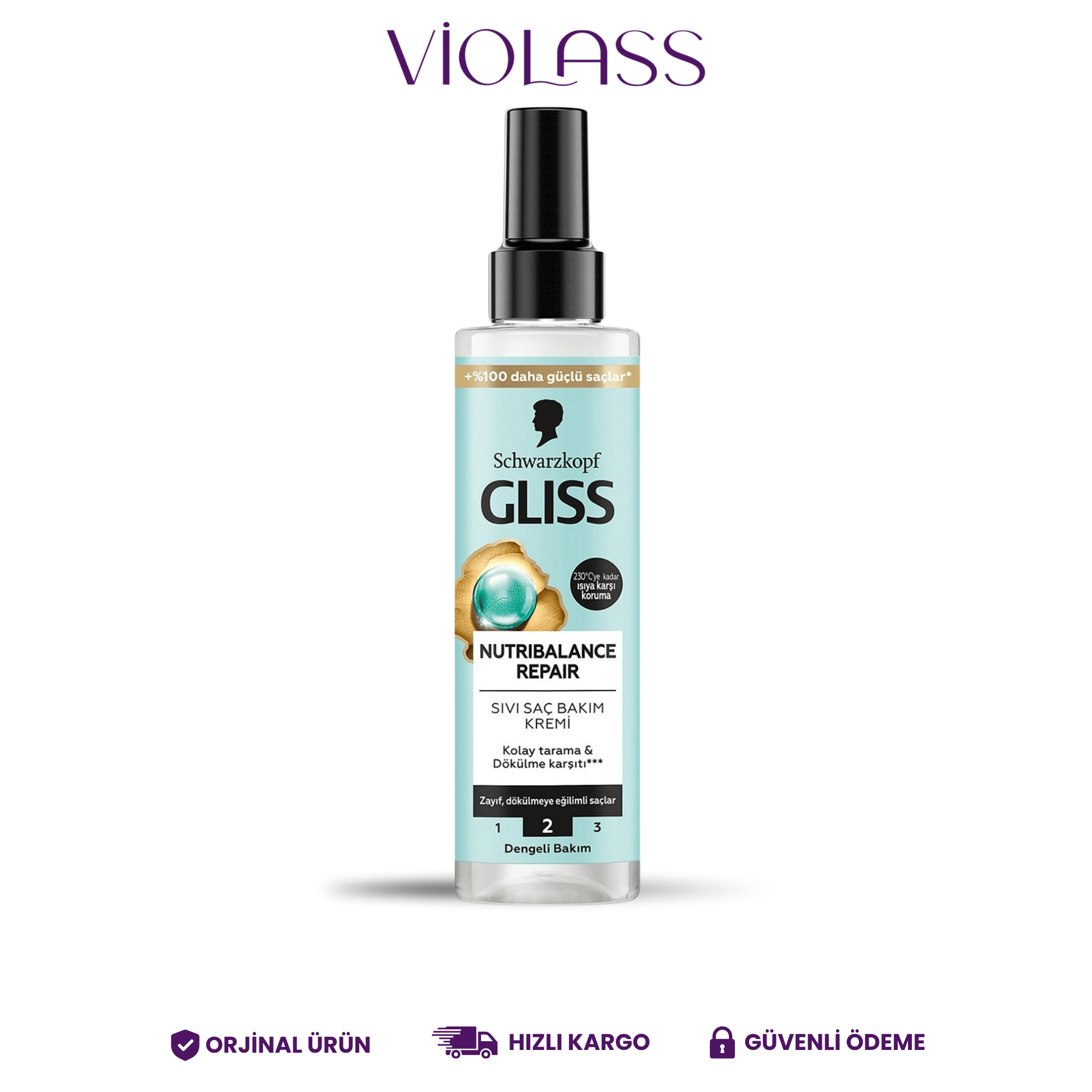 Gliss Nutribalance Repair Sıvı Saç Kremi 200 ml