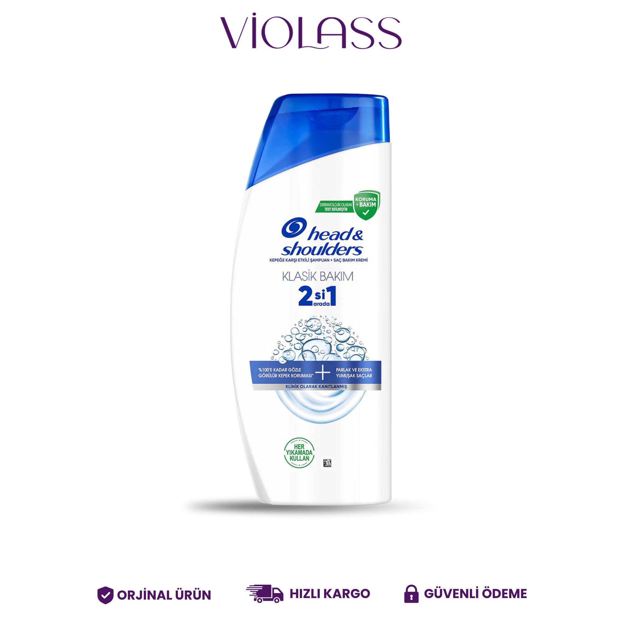 Head&Shoulders Şampuan 2'si 1 Arada Klasik Bakım 625 ml