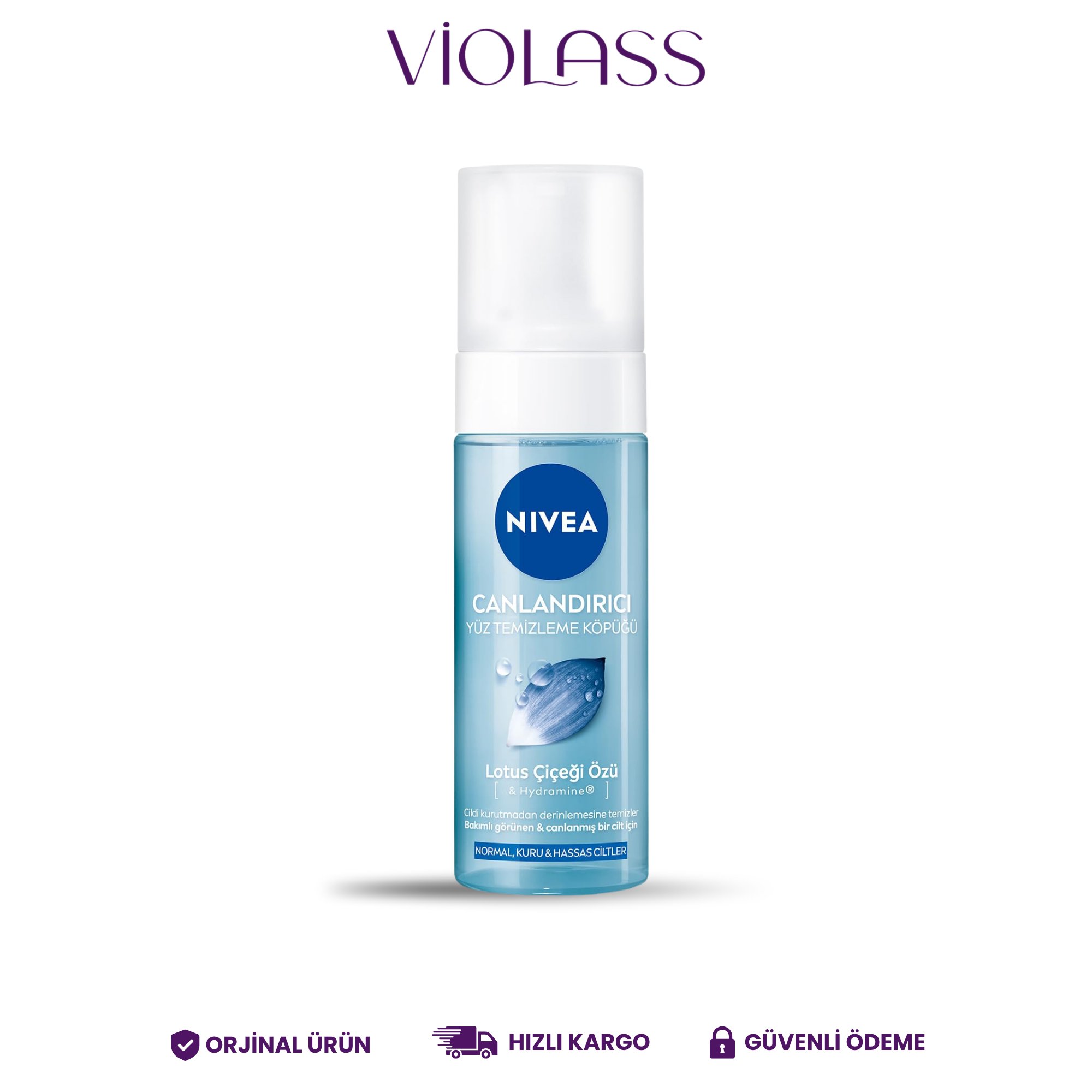Nivea Canlandırıcı Yüz Temizleme Köpüğü Karma ve Normal Cilt 150 ml