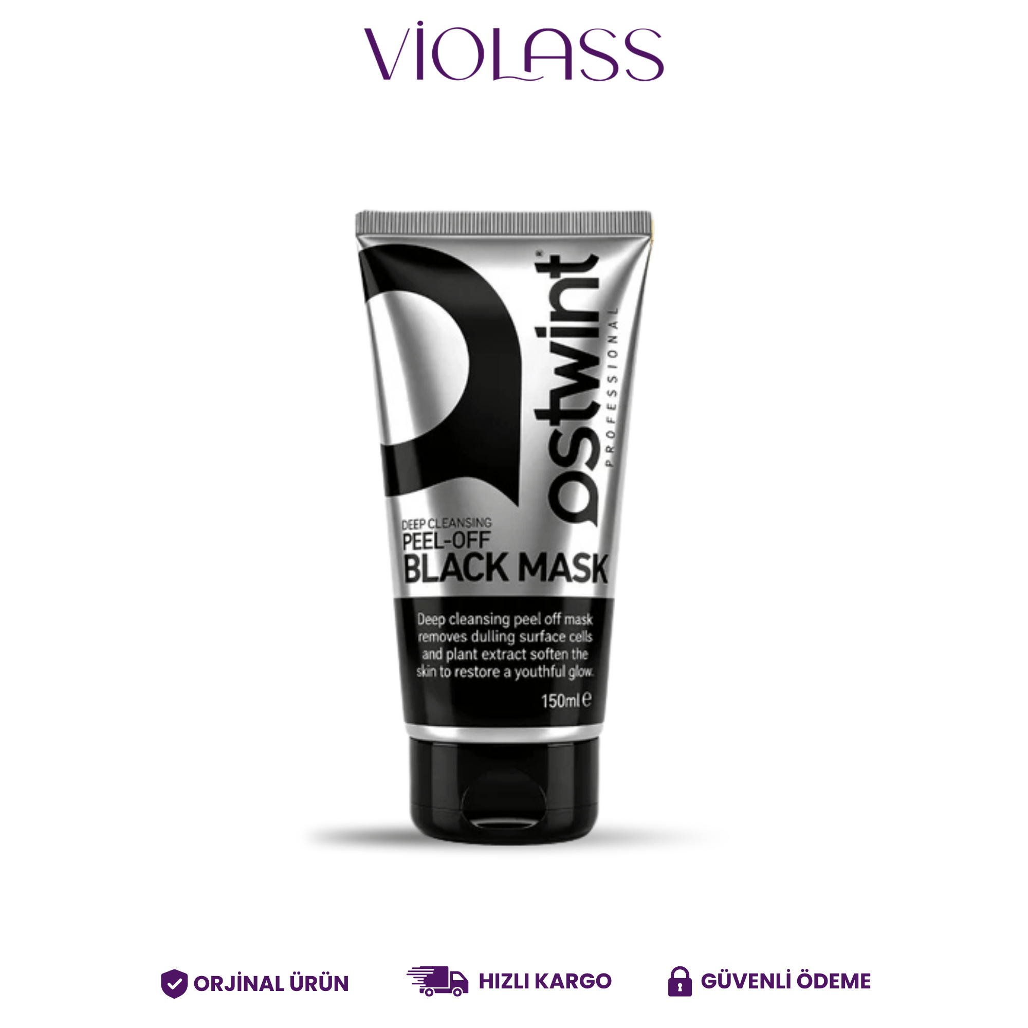 Ostwint Soyulabilir Siyah Maske 150 ml