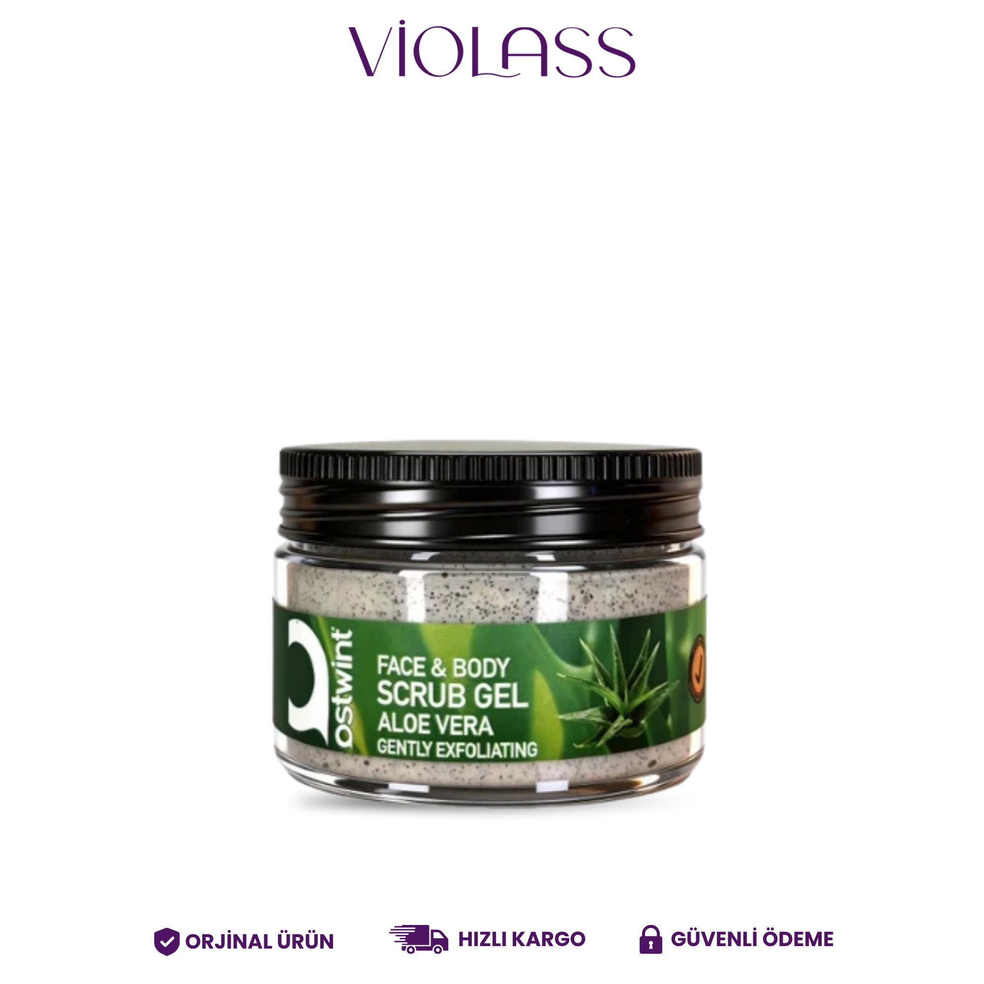 Ostwint Yüz Vücut Peeling Scrub Aloe Vera 300ml