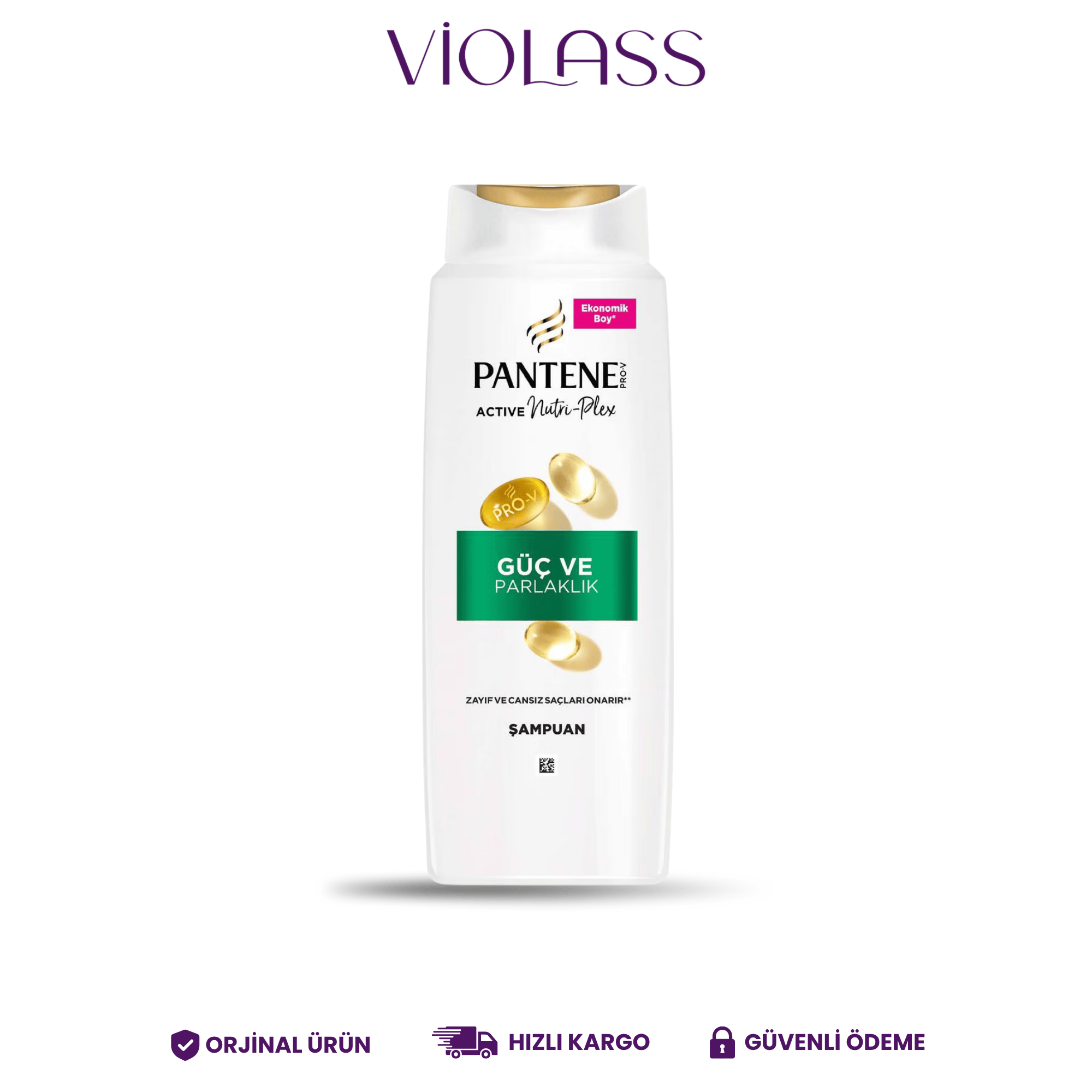 Pantene Şampuan Güç Ve Parlaklık 625 ml