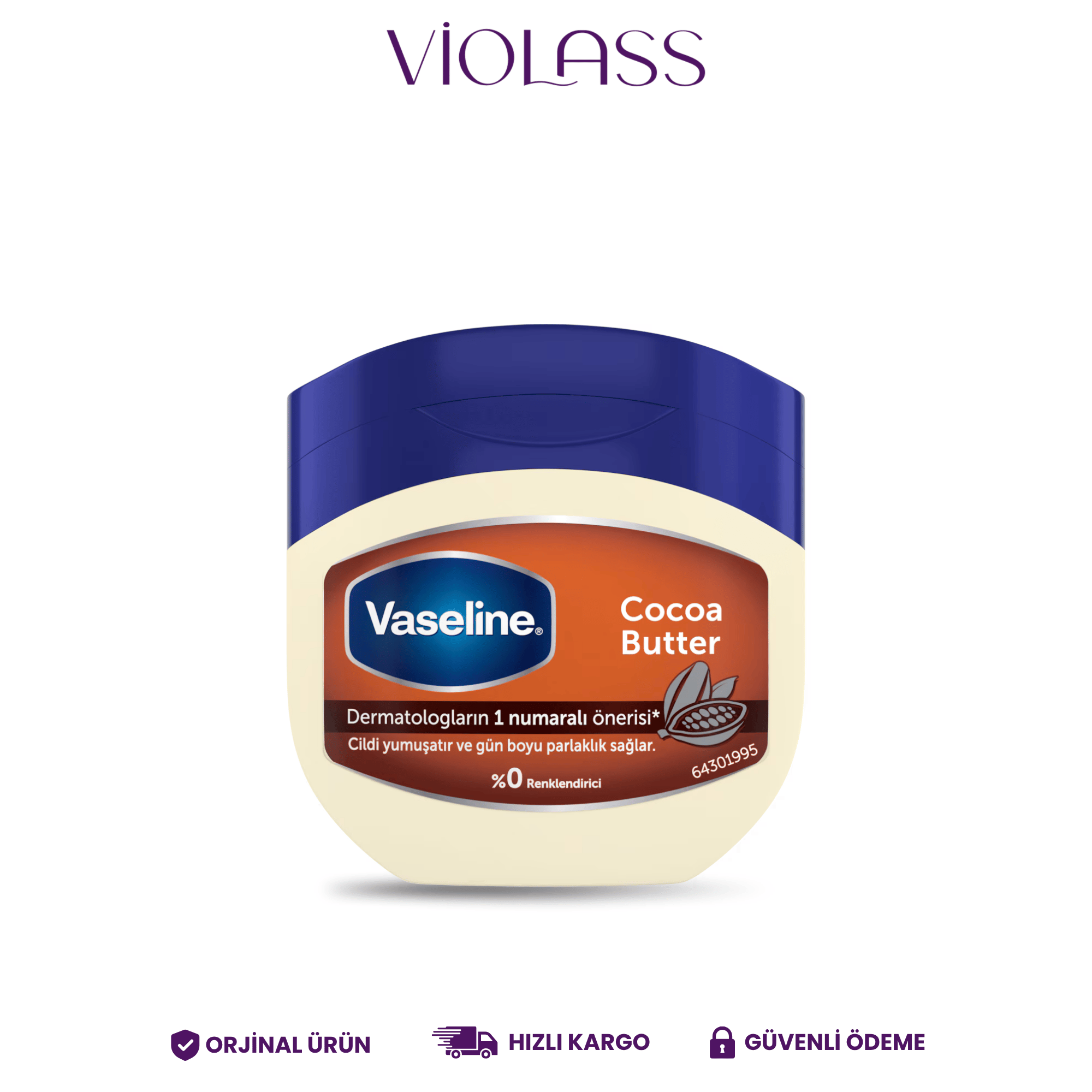 Vaseline 100 ML Vazelin Cocoa Butter