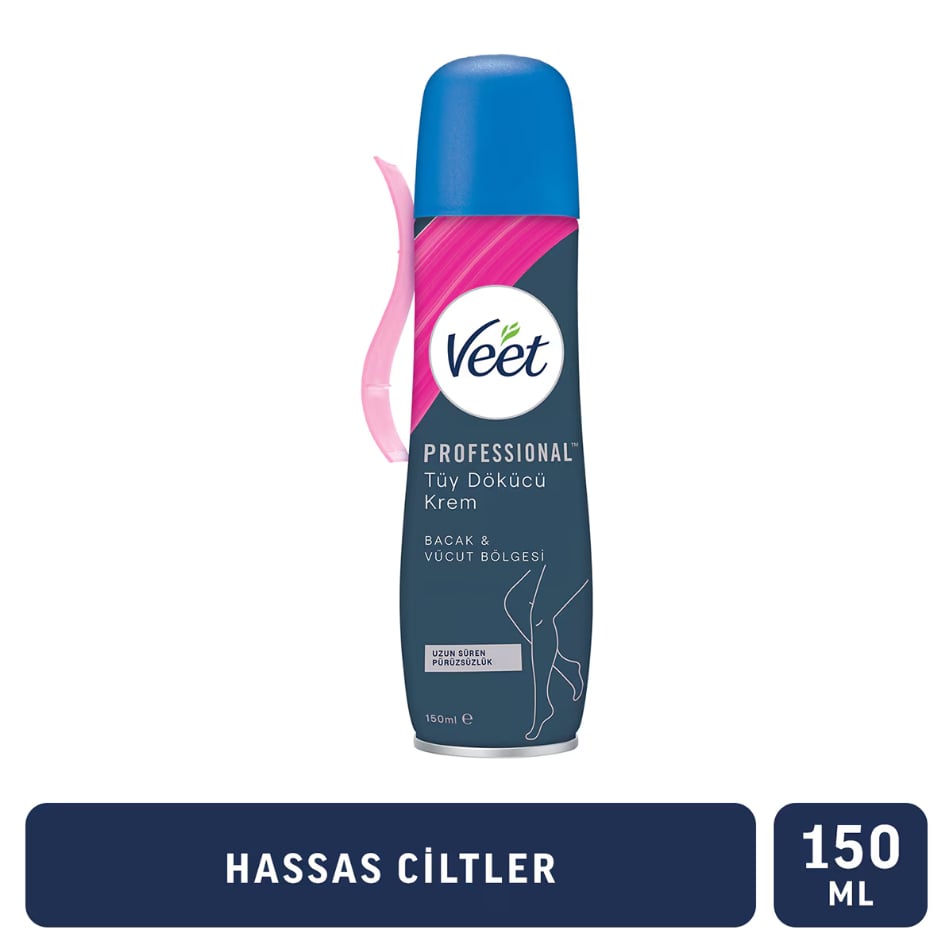 Veet Professional Tüy Dökücü Sprey Krem Hassas Ciltler İçin 150 ml
