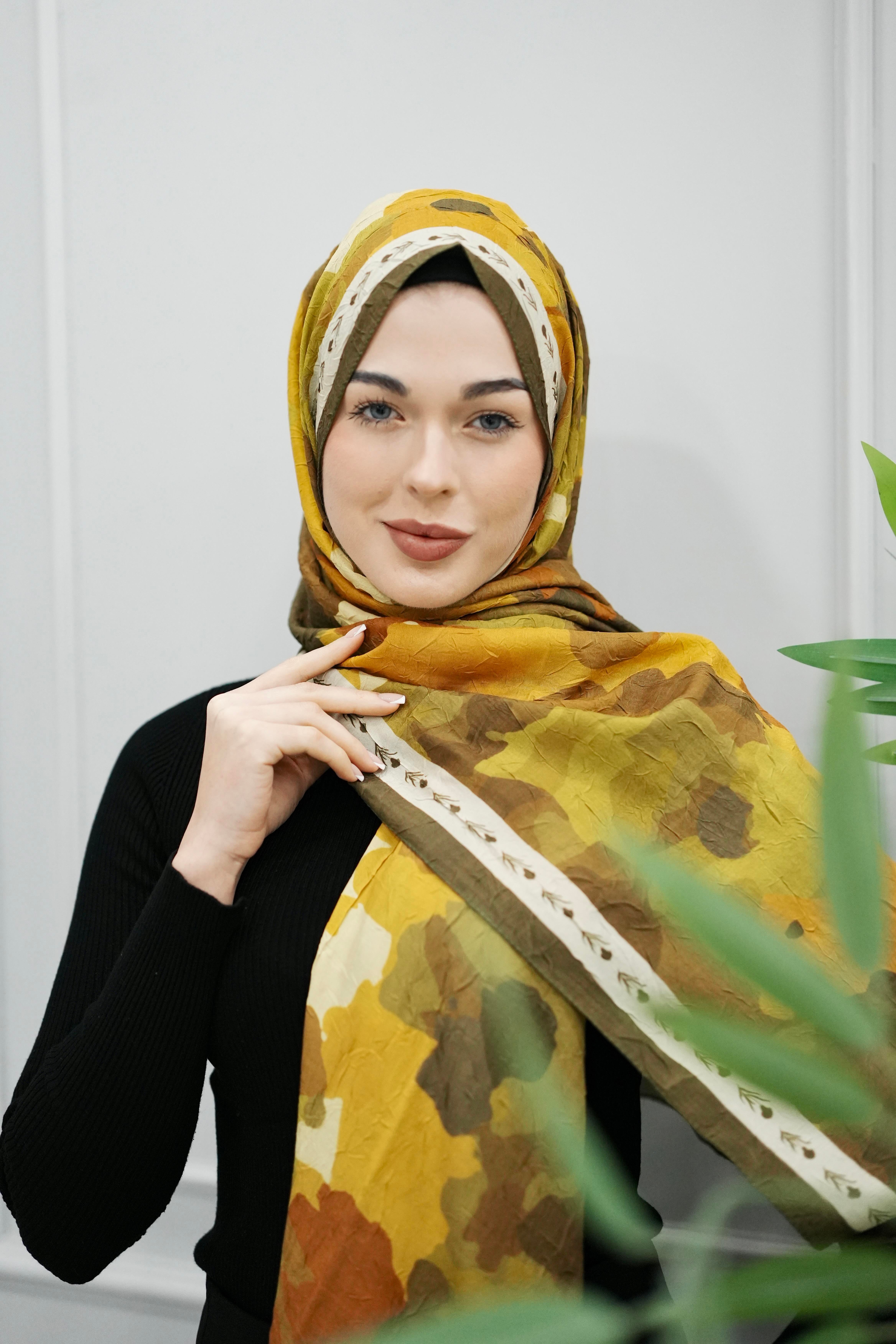 Elina Crush Şal - Sarı