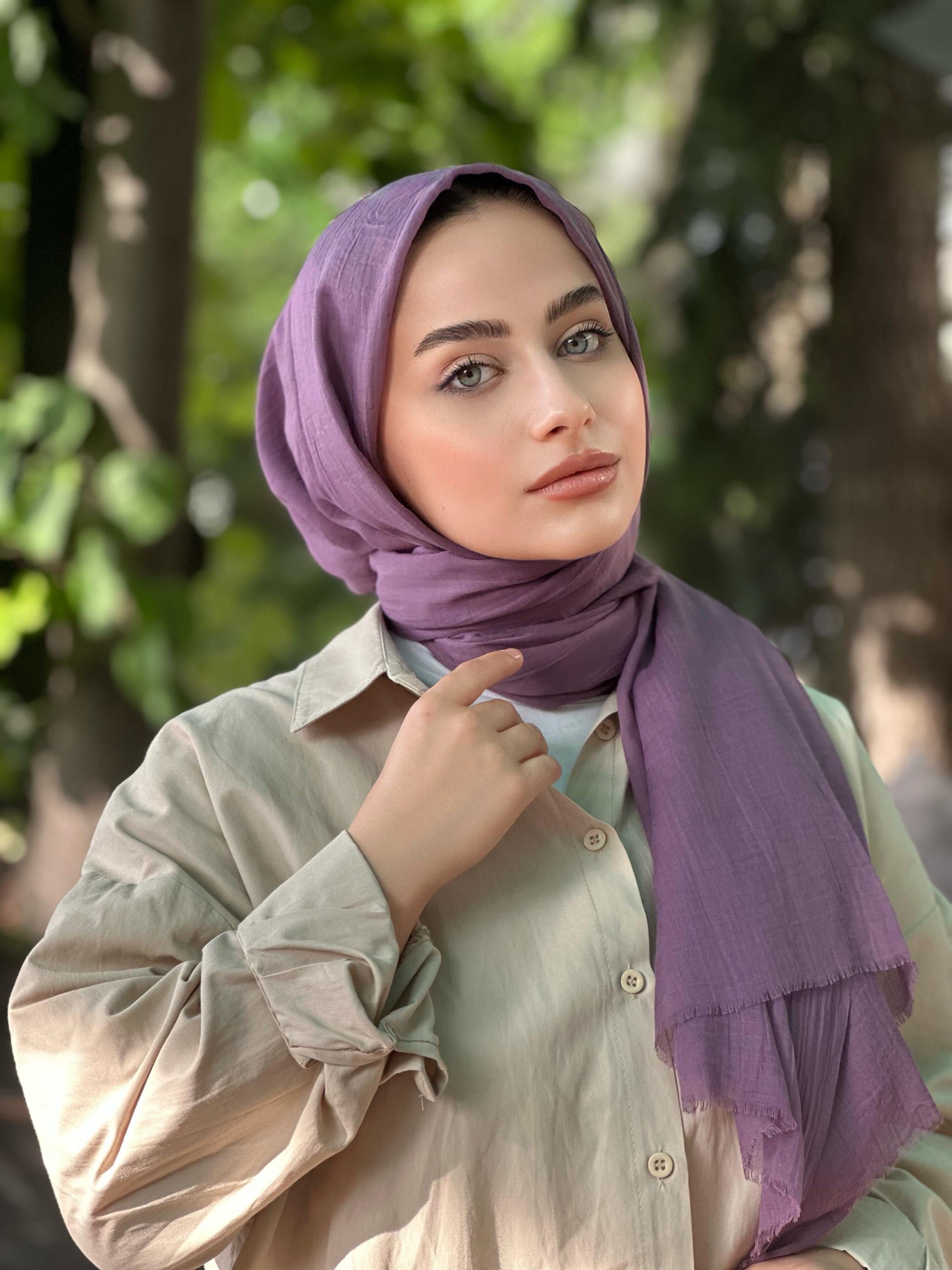 Premium Dubai Şal - Lavanta