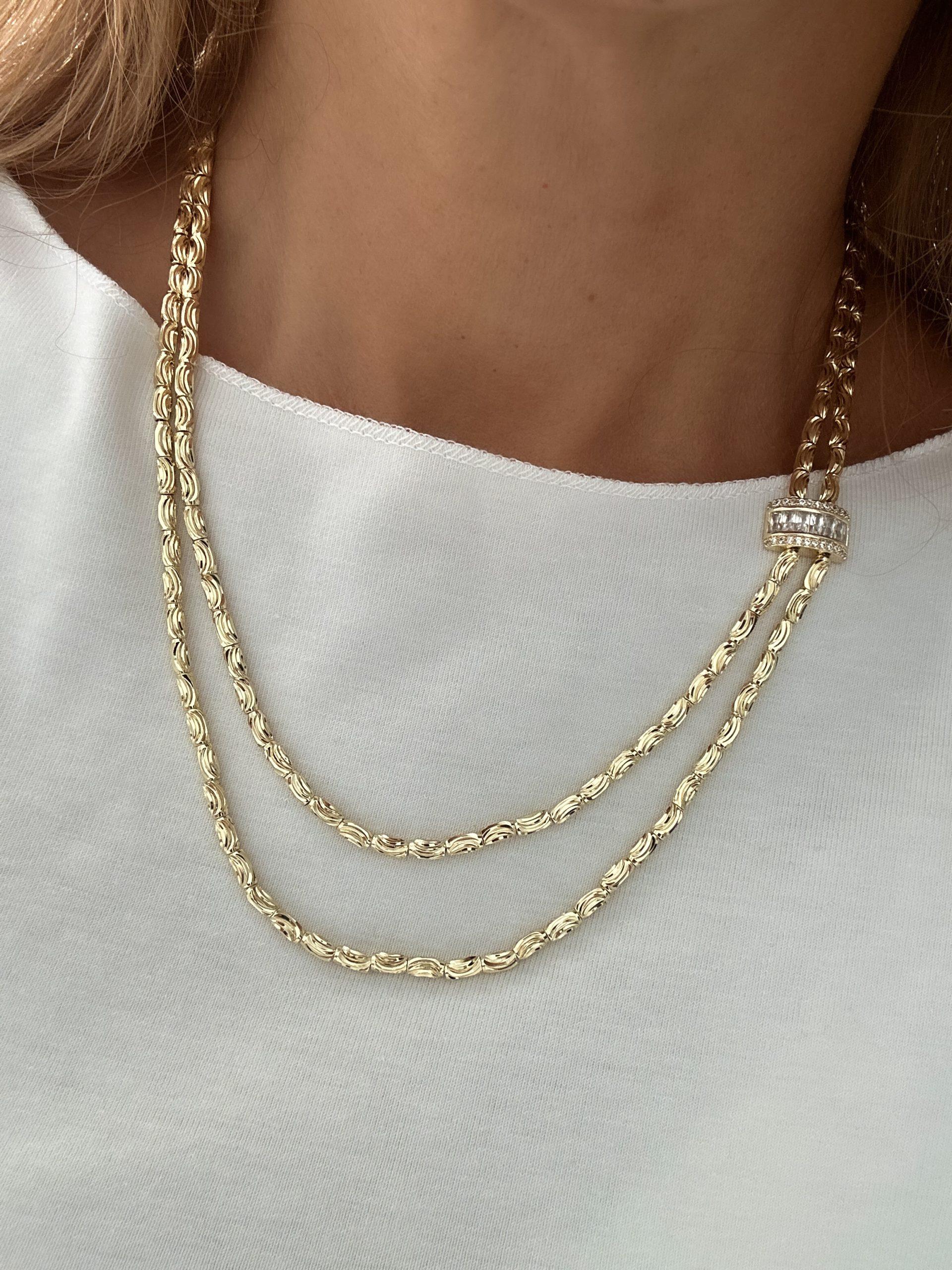 Premium Çiftli Kolye
