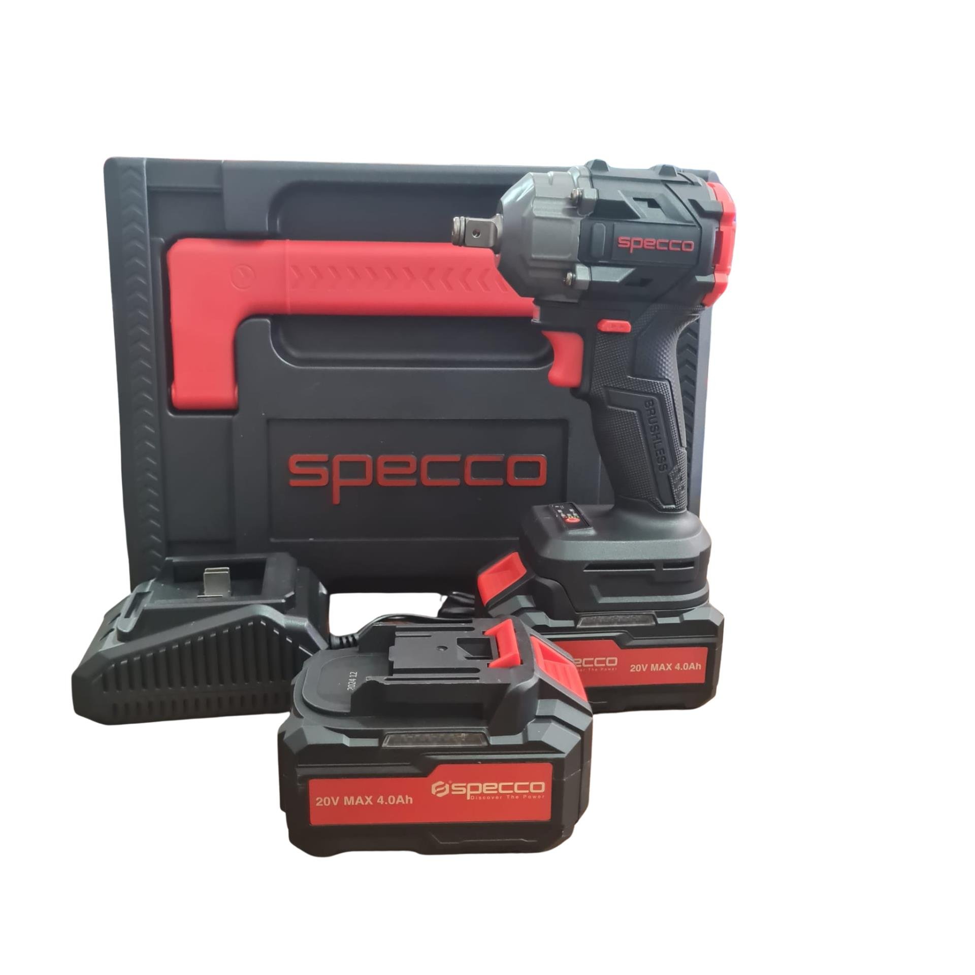 SPECCO BLACK SERİ 20V 4.0 AH AKÜLÜ DARBELİ SOMUN SÖKME 80 NM