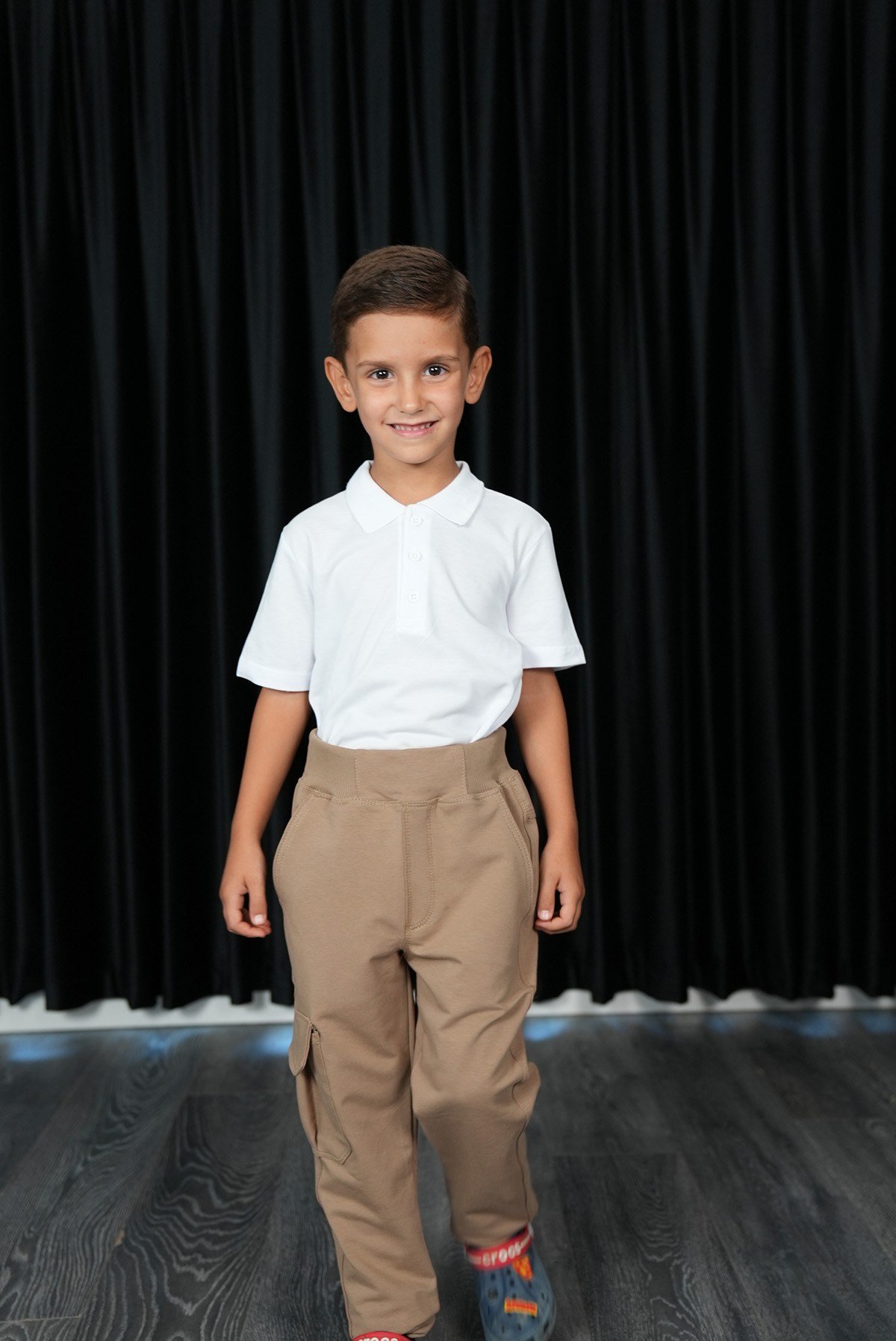 PENYE BELİ LASTİKLİ OKUL PANTOLONU 6-10 YAŞ Bej