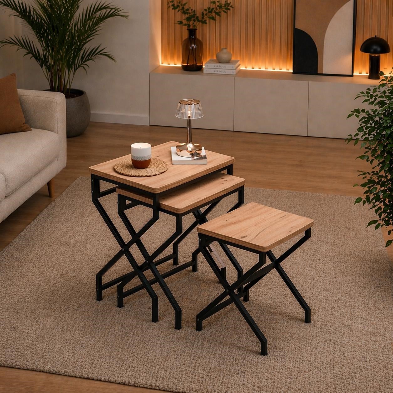 Foldra Nest Sehpa Seti