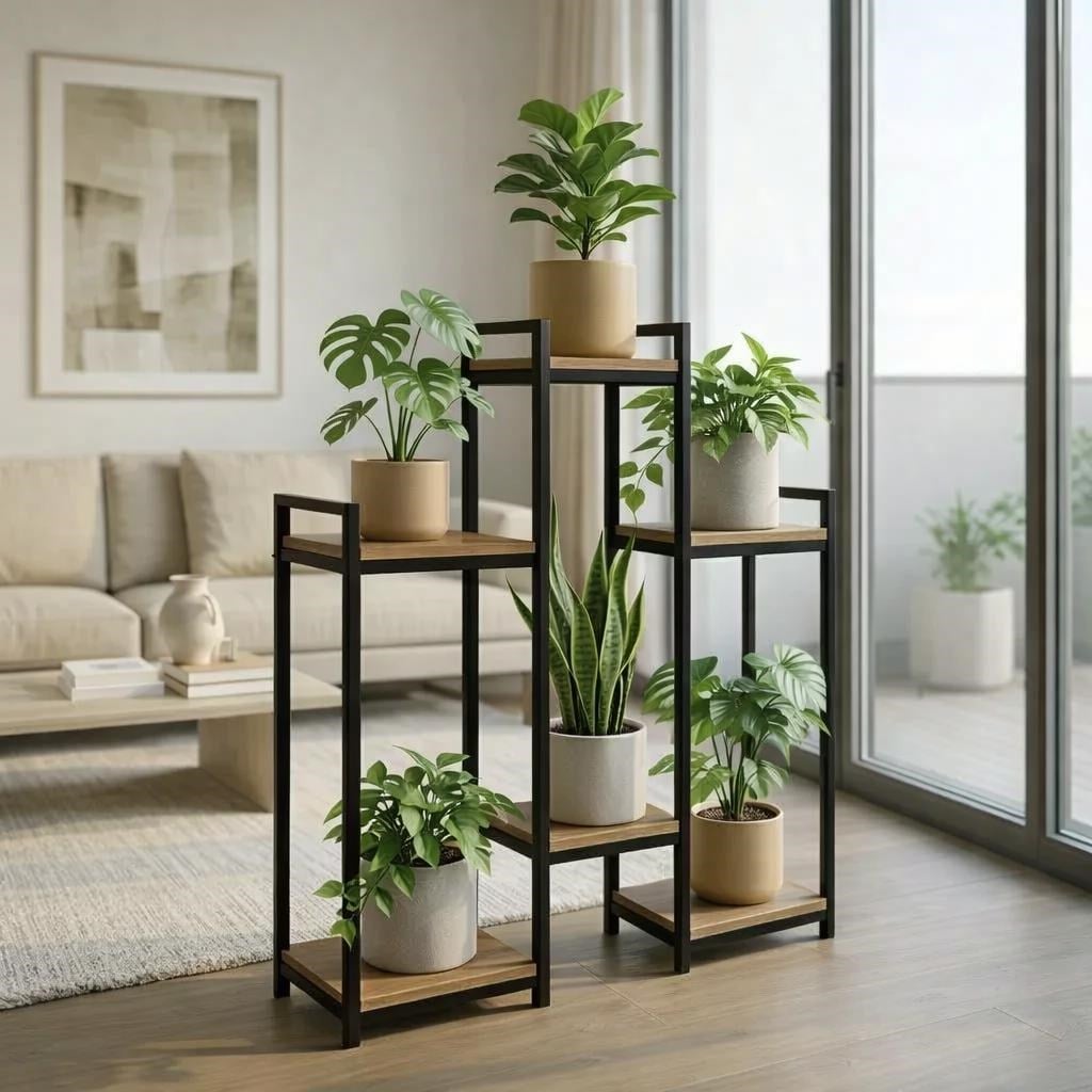 Kayli 6 Raflı Saksılık