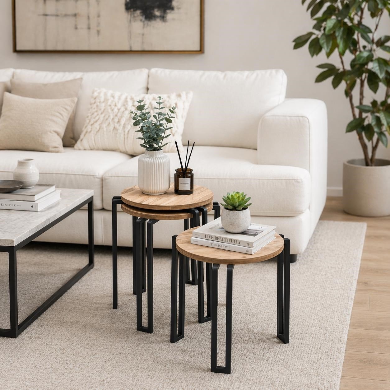 Virelta Nest Sehpa Seti