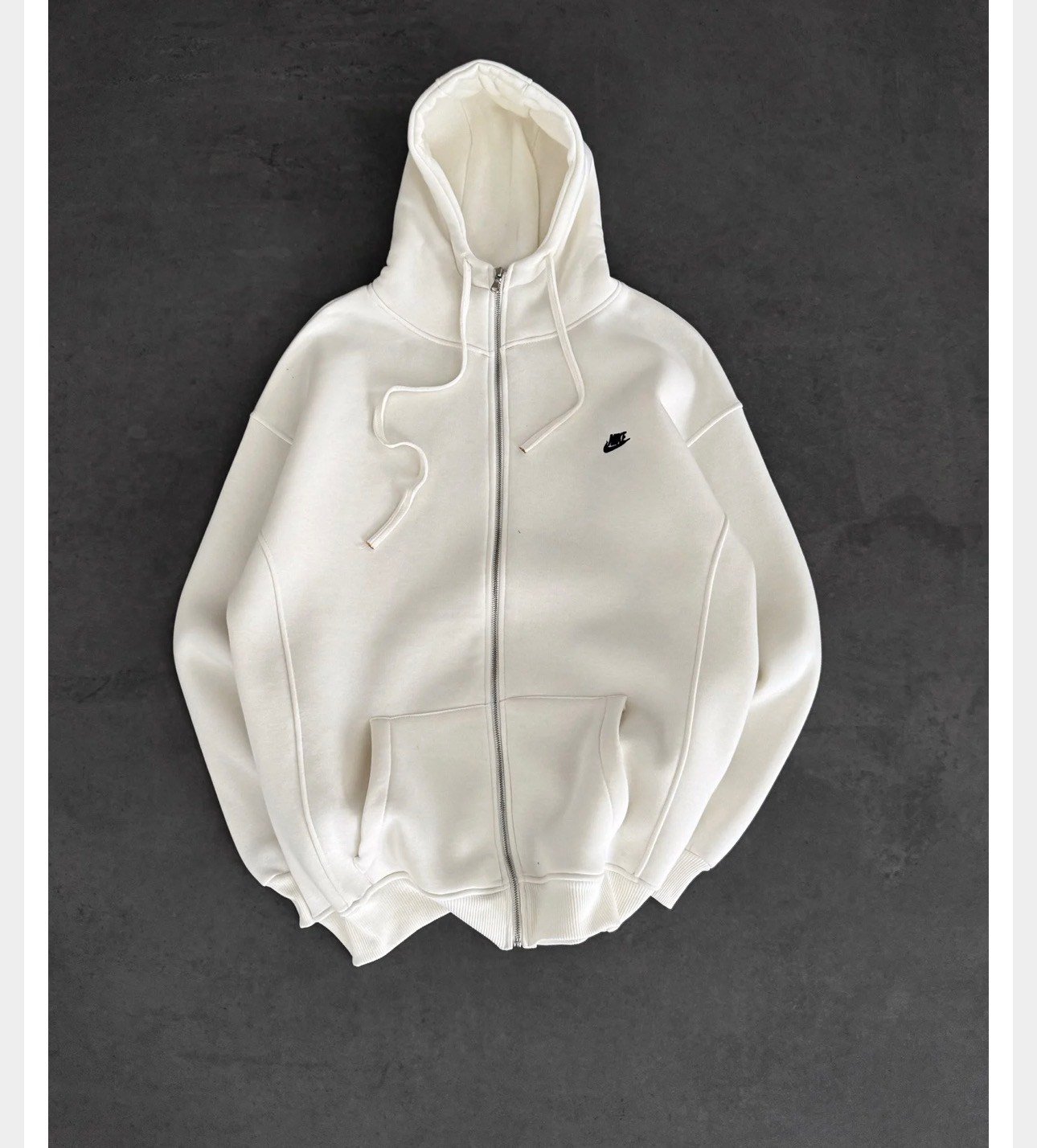 BEYAZ CLUB FLEECE NİKE HIRKA