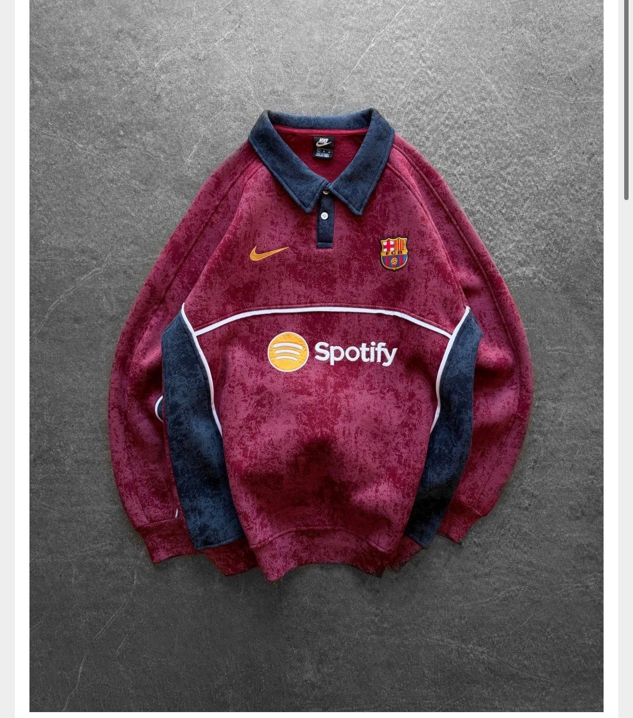 BORDO ÇOK YIKAMA BARÇA SWEAT