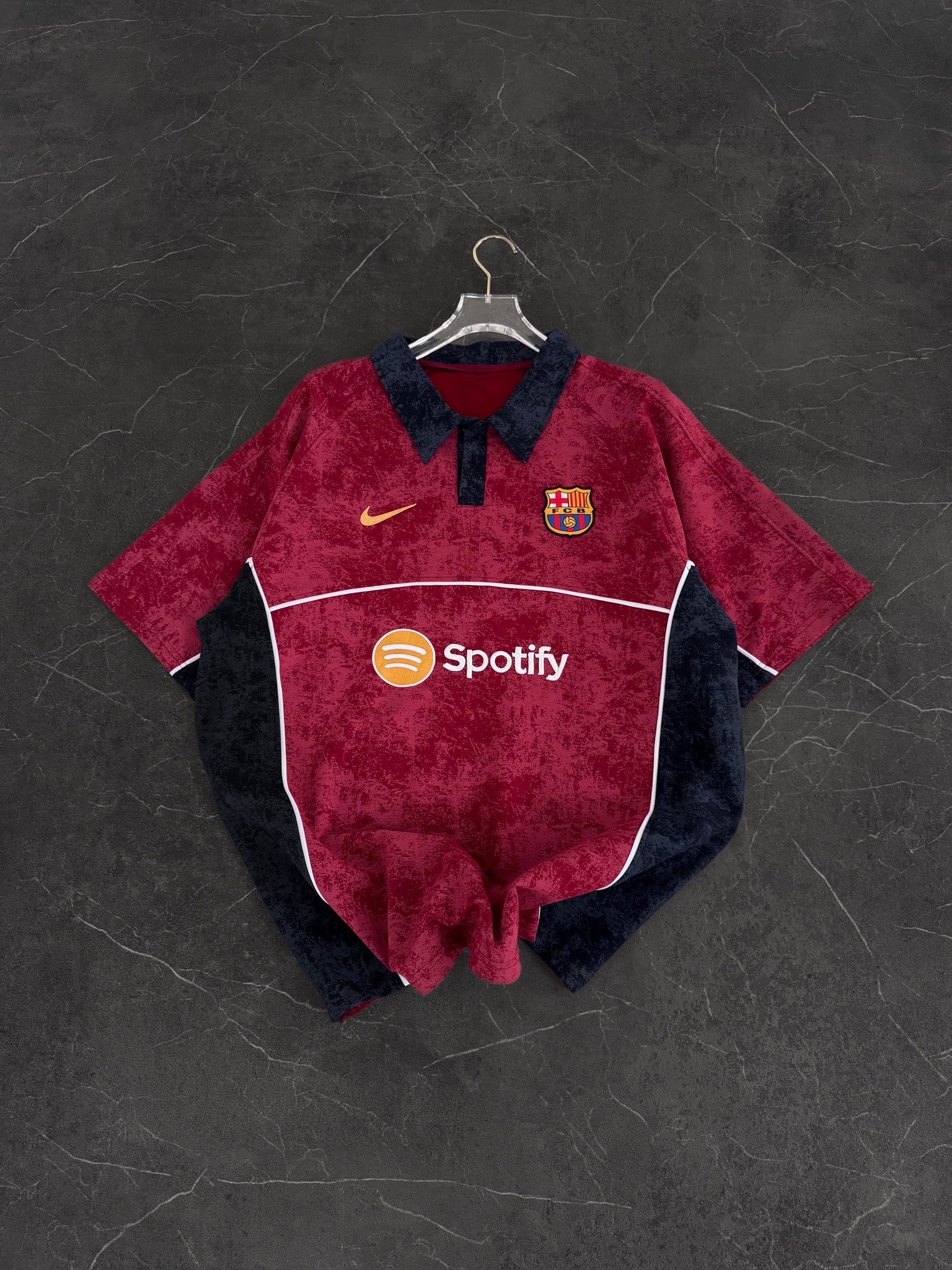 BORDO ÇOK YIKAMA BARCELONA TSHİRT