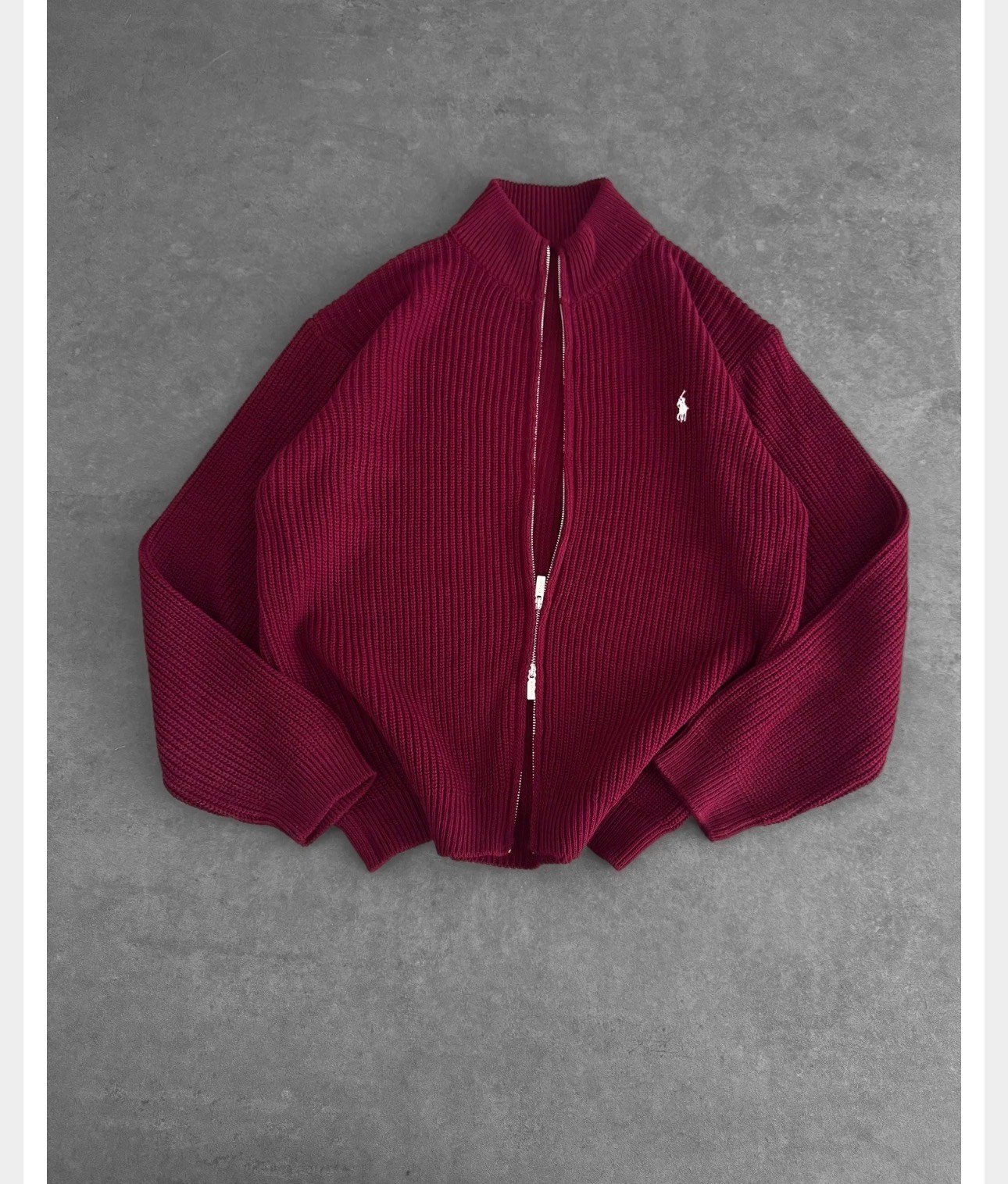 BORDO POLO TRİKO HIRKA