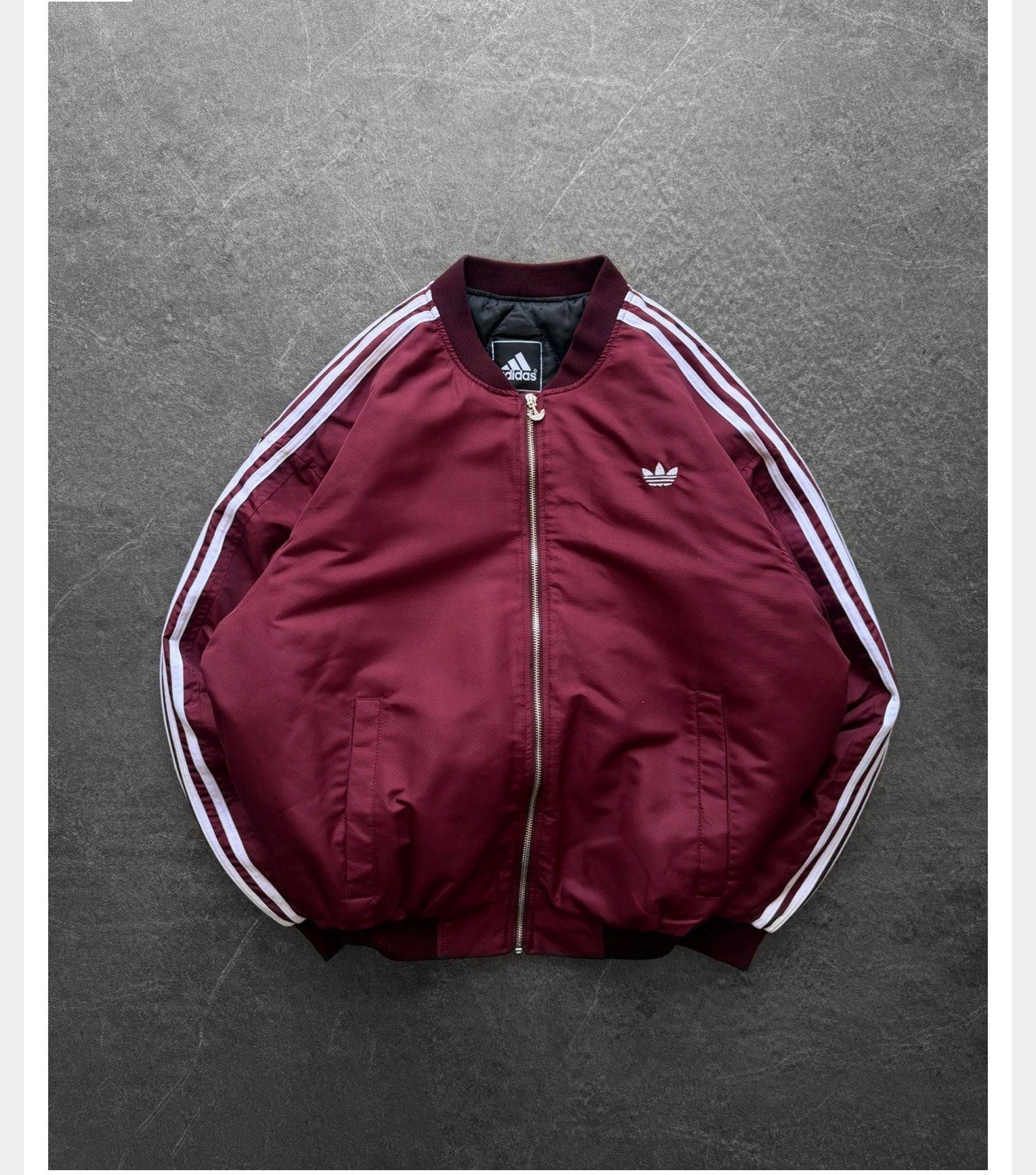 BORDO STRK ADİDAS BOMBER CEKET