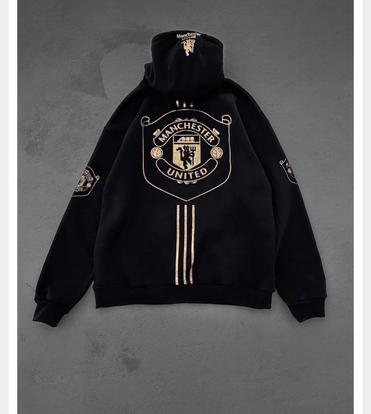 GOLD MANCHESTER KAPŞONLU SWEAT