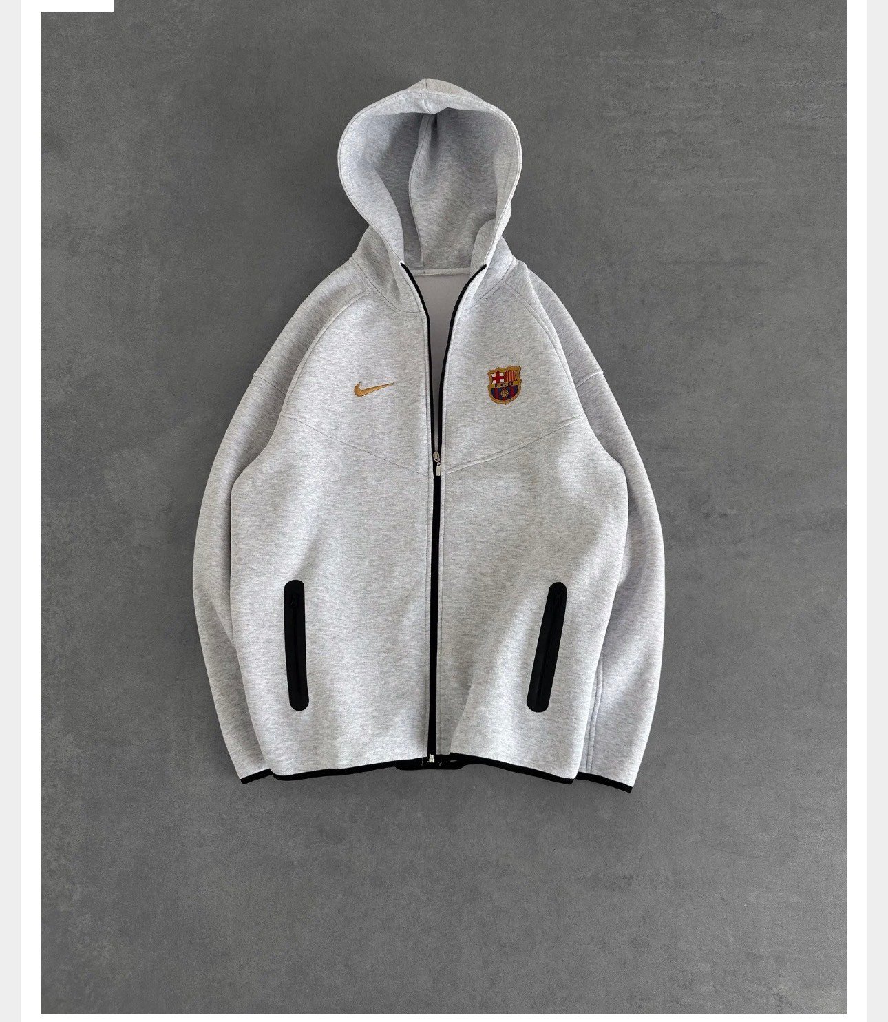 GRİ BARCELONA TECH HIRKA