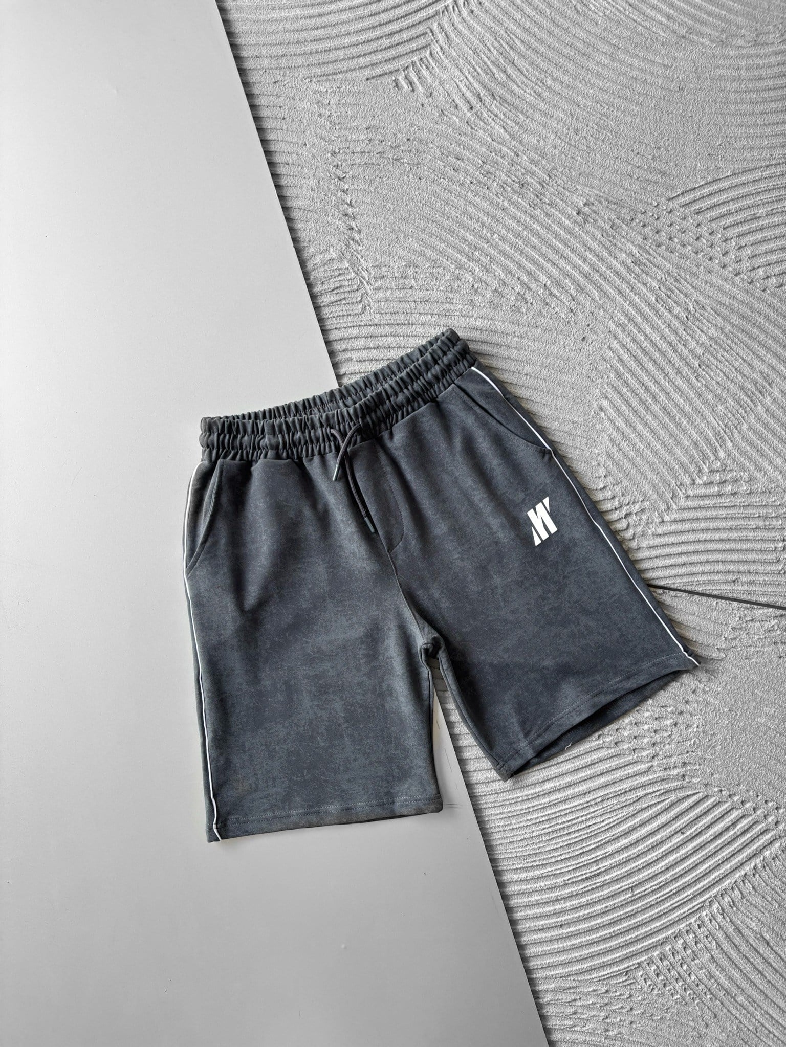 GRİ SWM MAVİ ŞORT