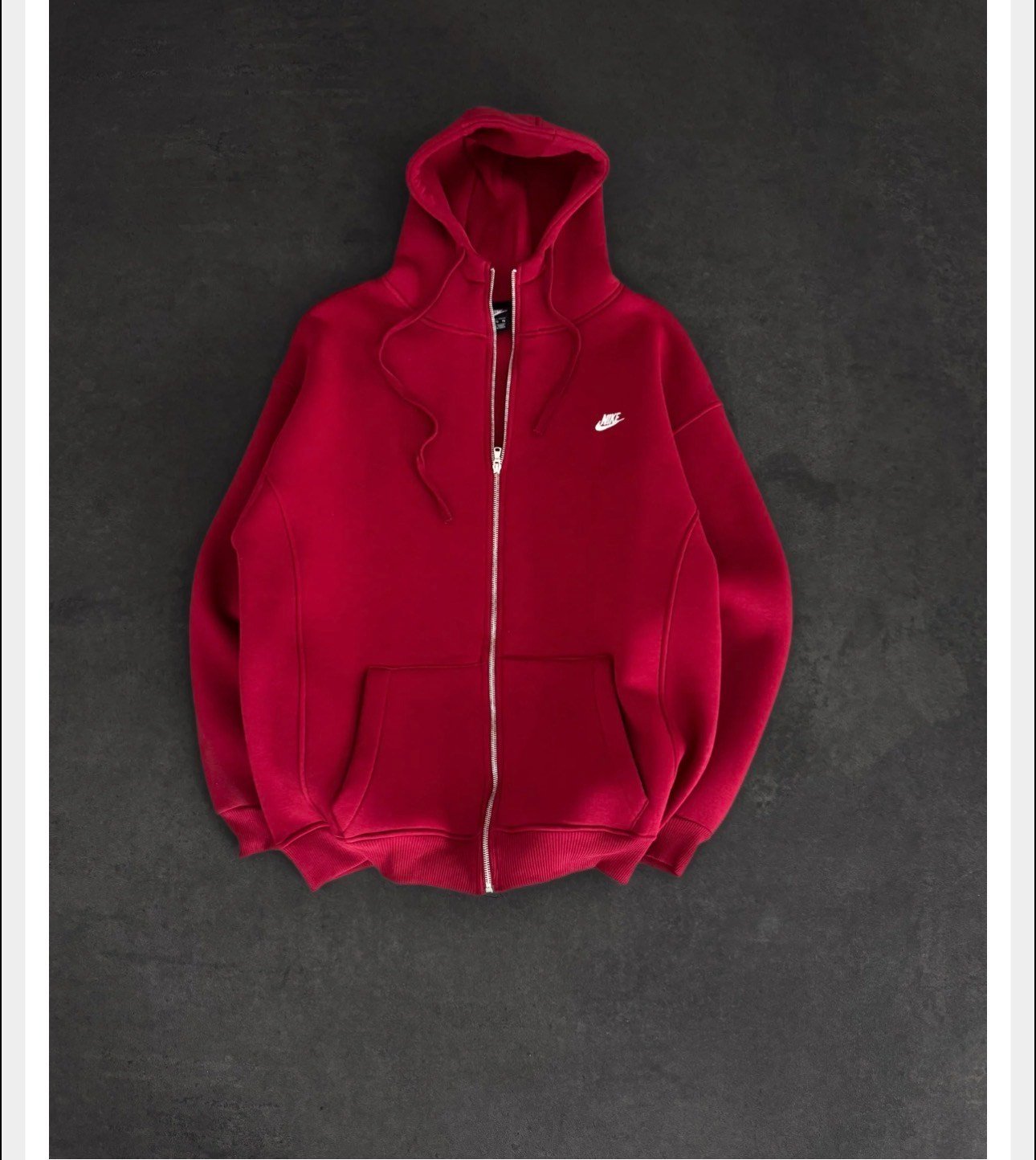 KIRMIZI CLUB FLEECE NİKE HIRKA