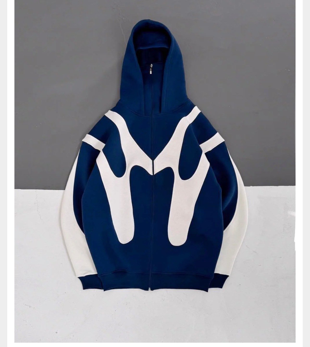LACİVERT PARÇALI MASKE HIRKA