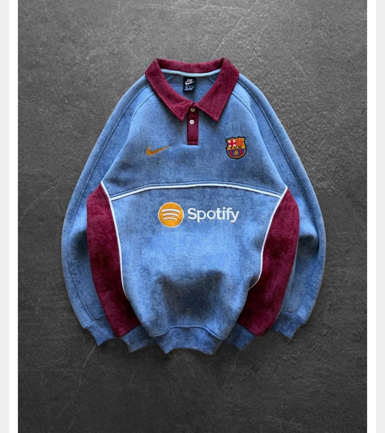 MAVİ ÇOK YIKAMA BARÇA SWEAT