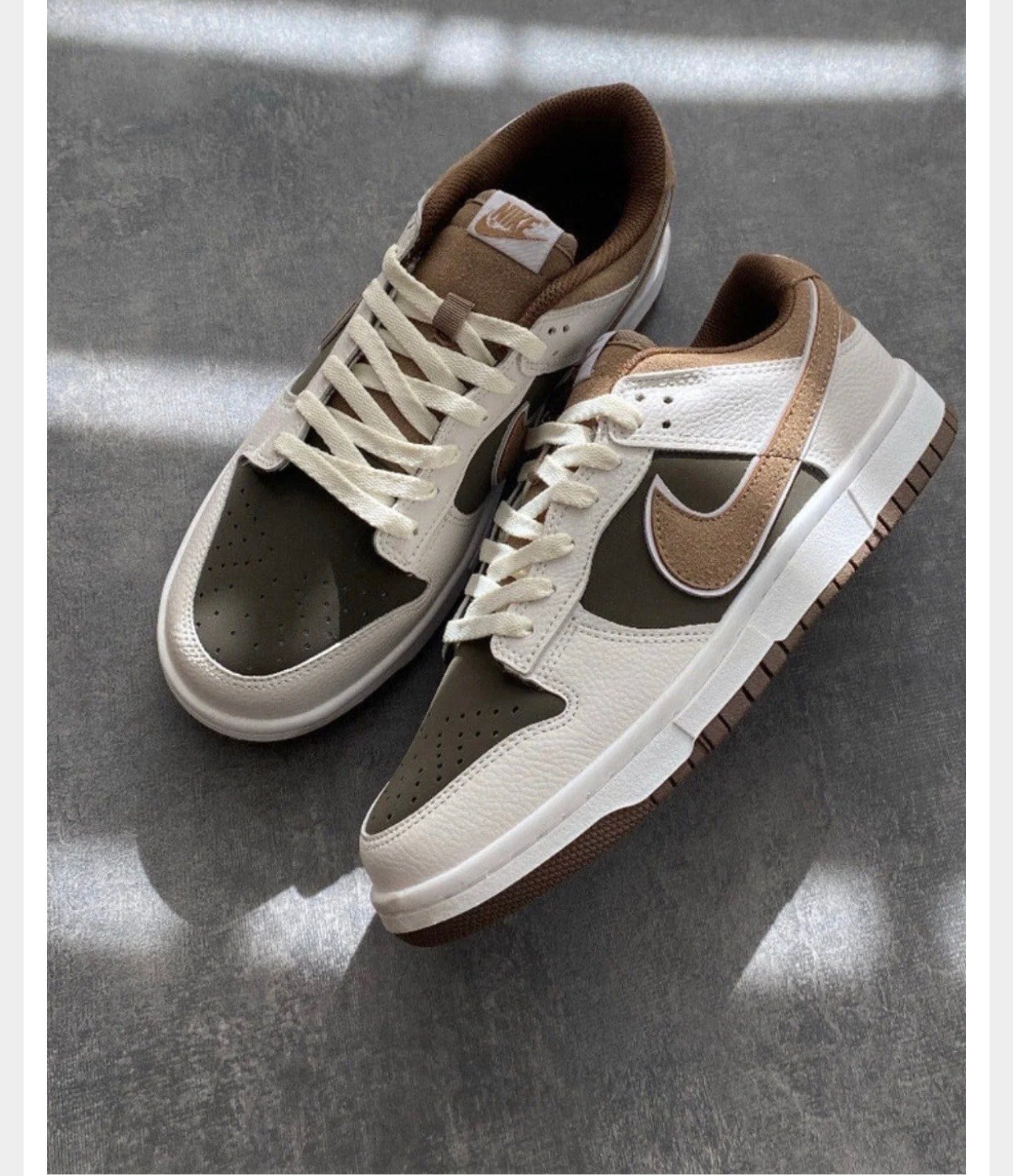 NİKE DUNK LOW KAHVE BEYAZ