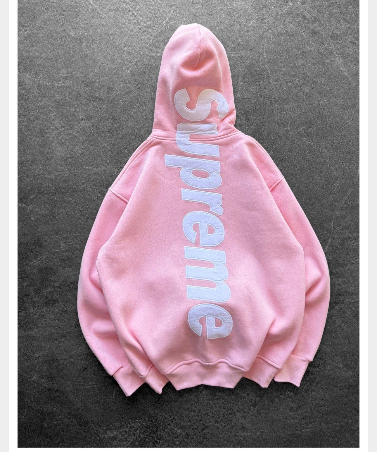 PEMBE SIRT NAKIŞ SUPREME SWEAT