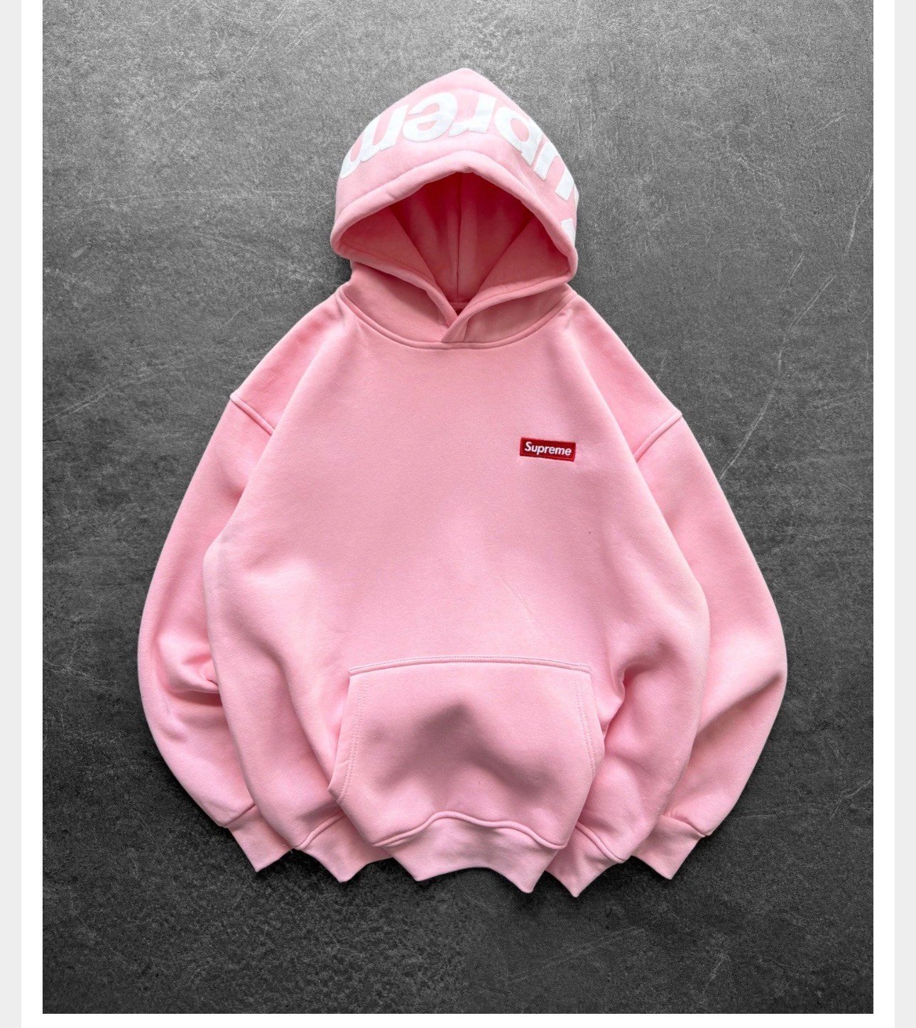PEMBE SUPREME KAPŞONLU SWEAT