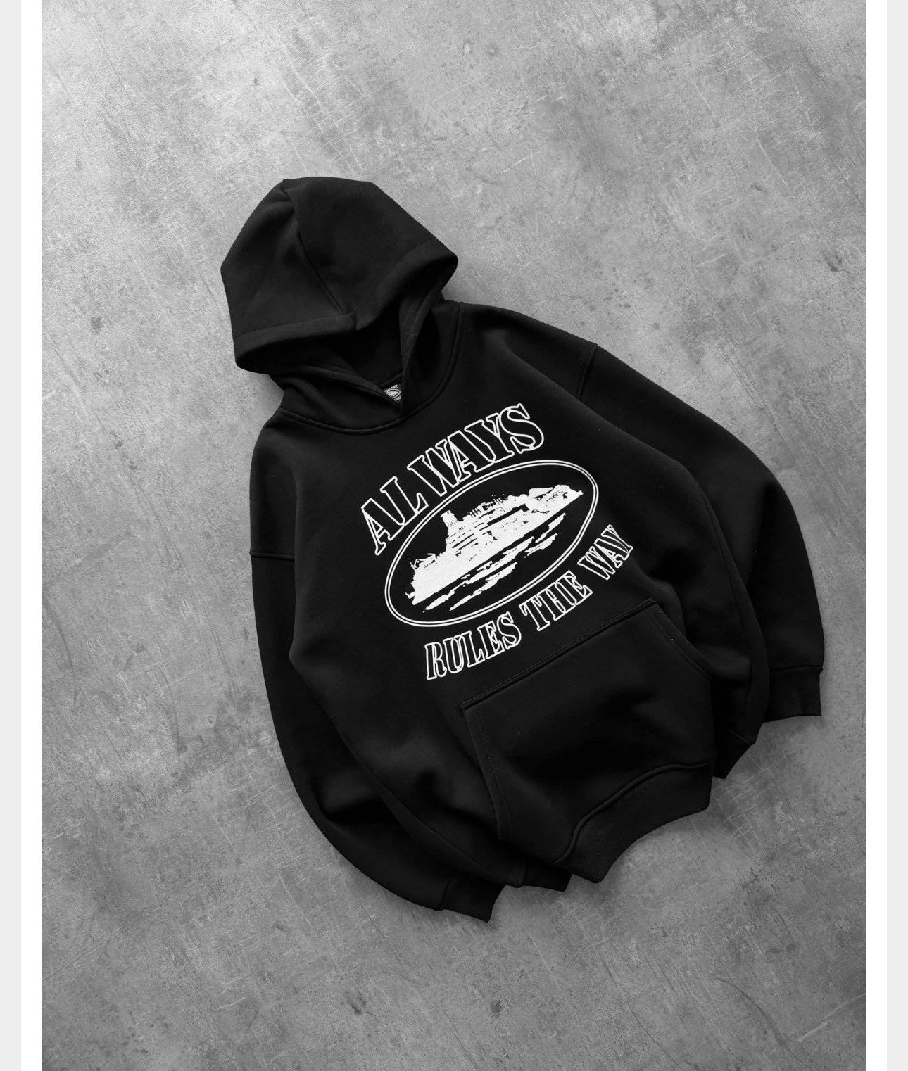 SİYAH CORTEİZ ALWAYS KAPŞONLU SWEAT