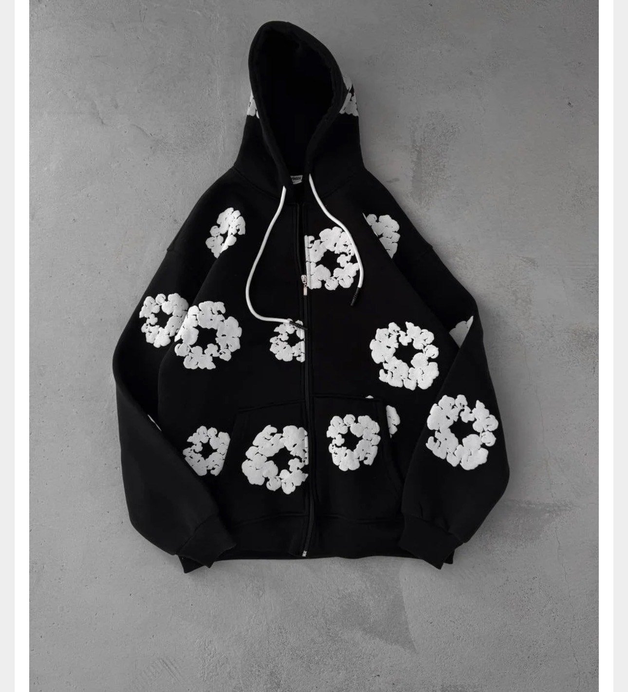 SİYAH DENİM TEARS HIRKA