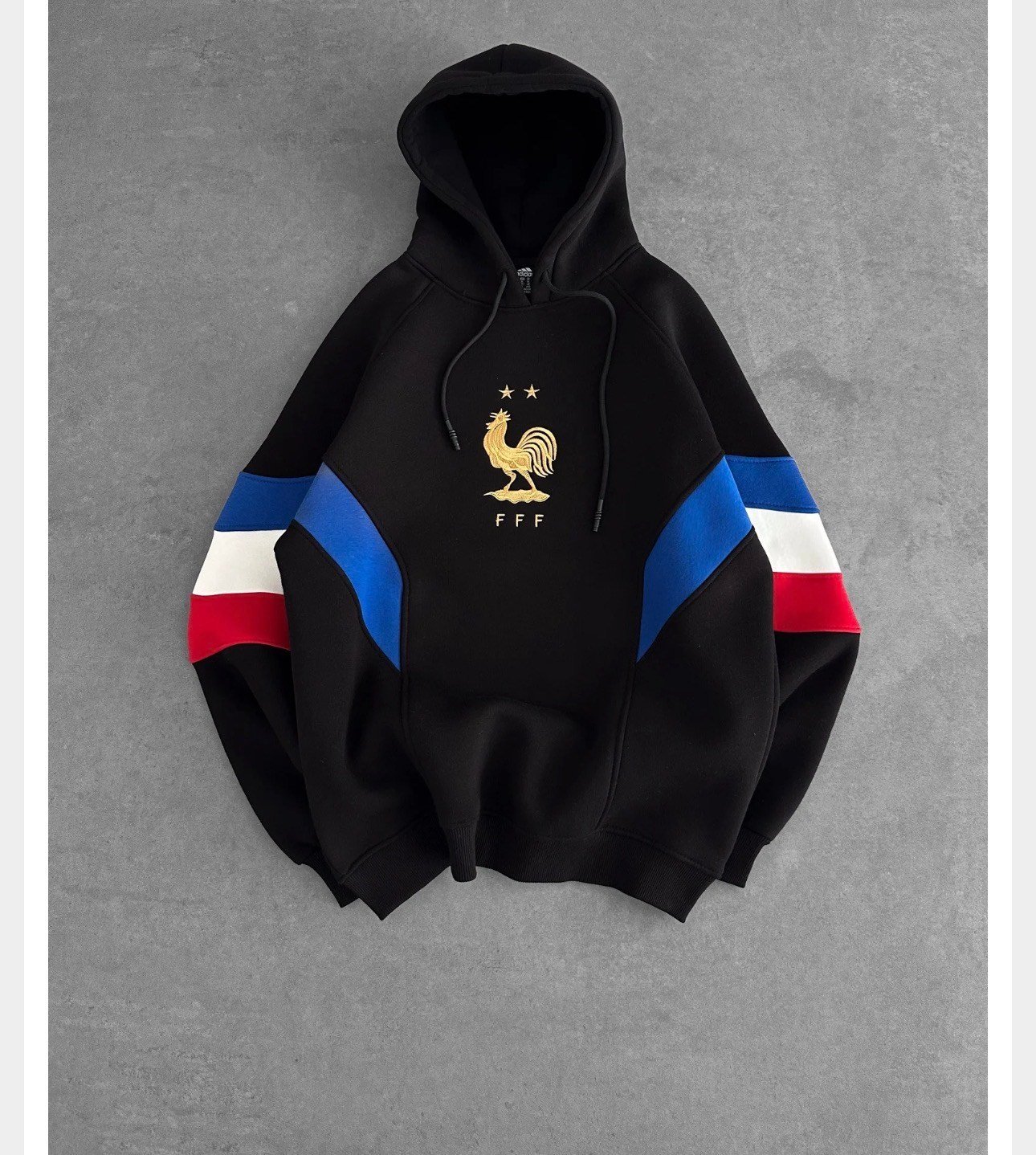 SİYAH KAPŞON FRANSA SWEAT