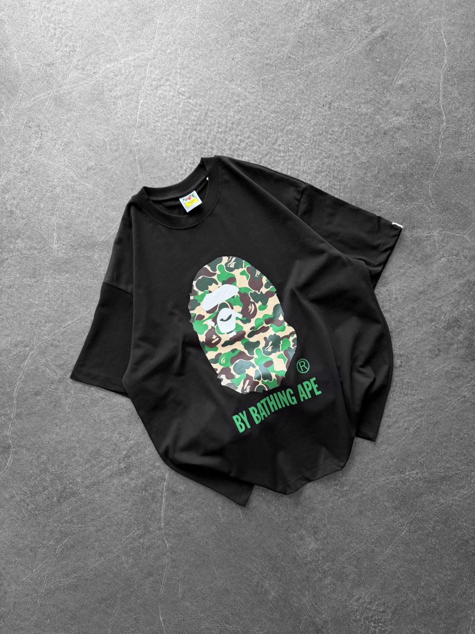 SİYAH YEŞİL BAPE TSHİRT