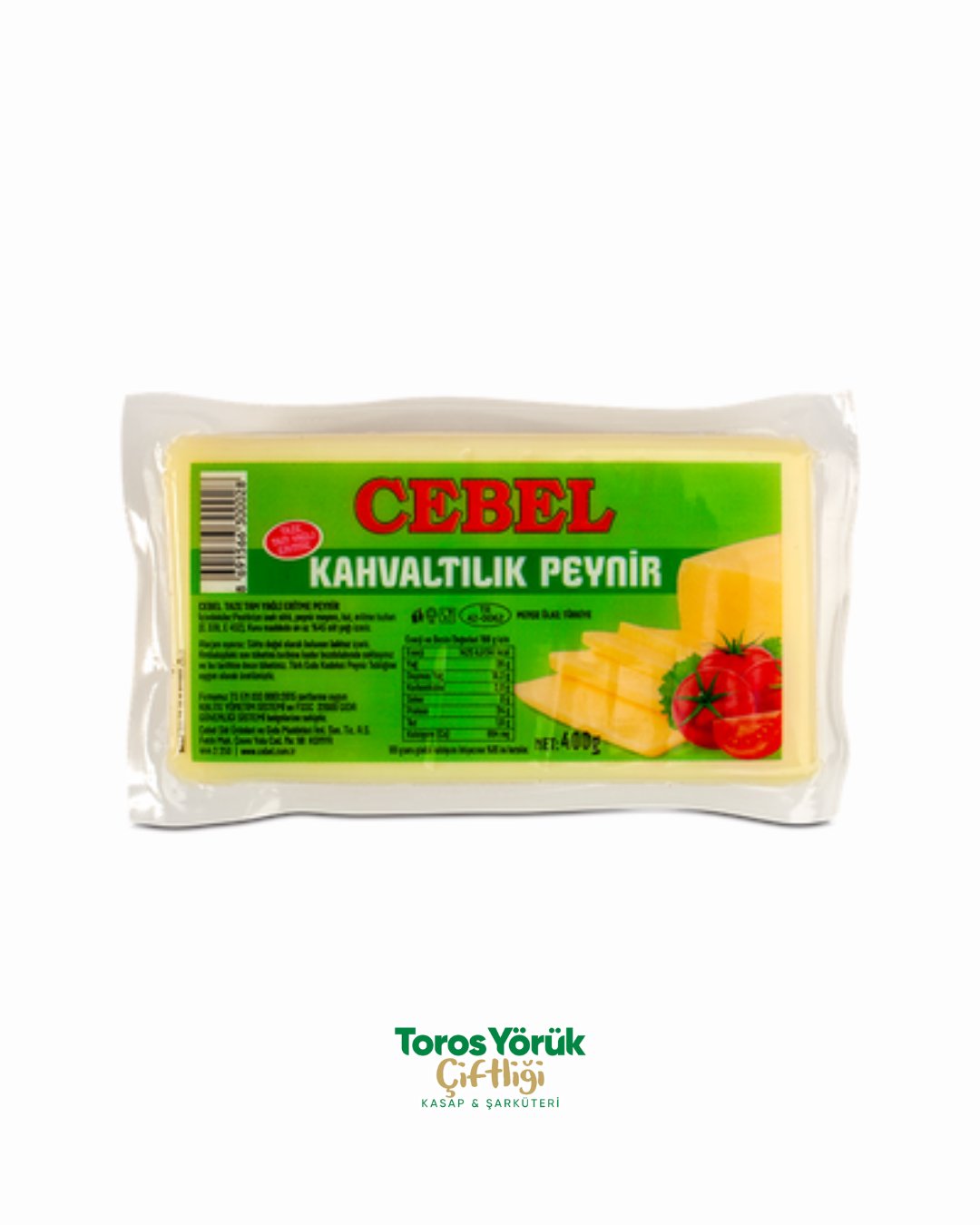 CEBEL TAM YAĞLI KAHVALTILIK PEYNİR 400GR