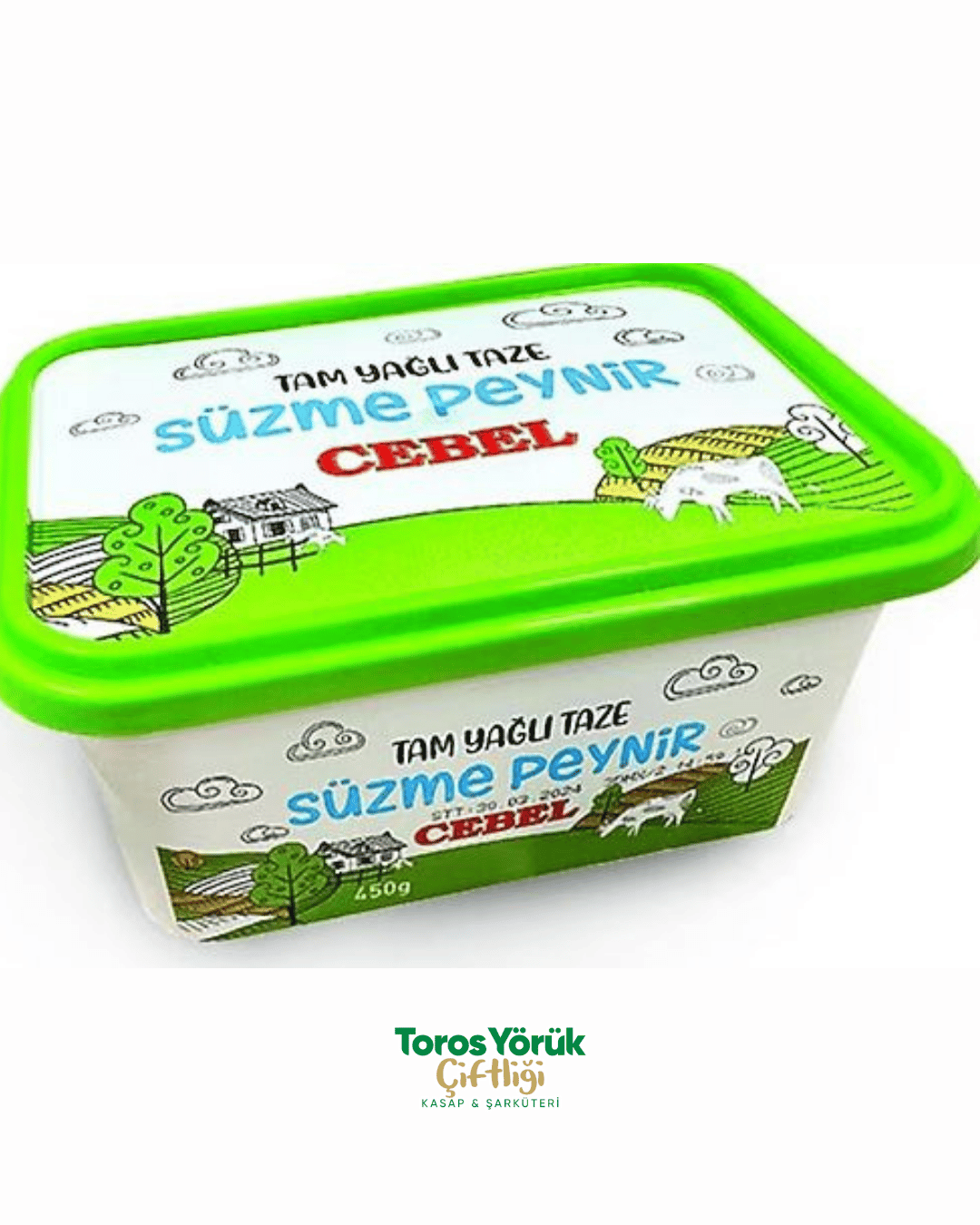 CEBEL TAM YAĞLI SÜZME PEYNİR 450GR