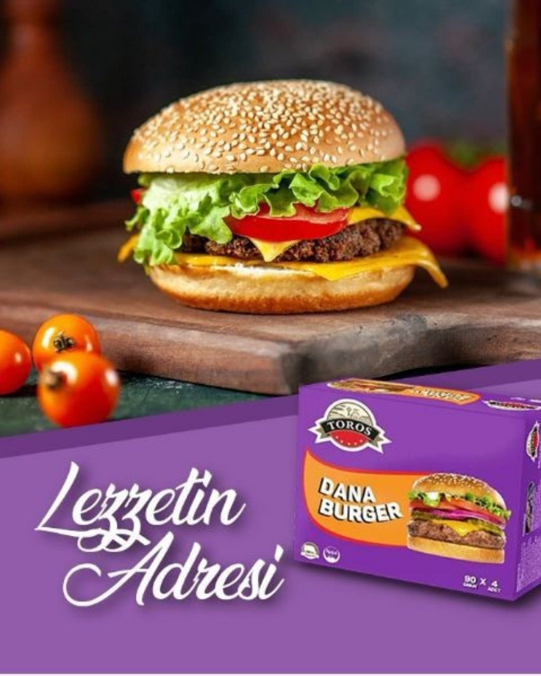 DANA BURGER KÖFTE 360GR AKDENİZ TOROS 
